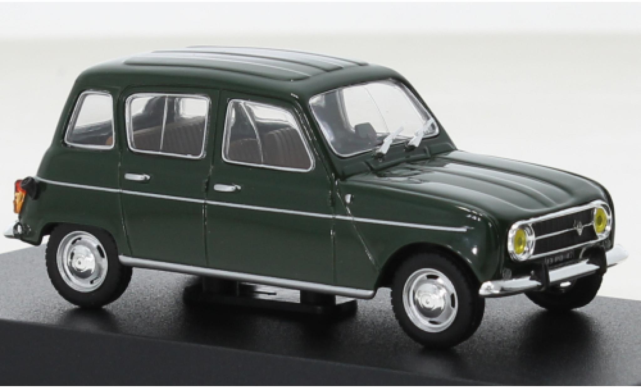 Renault 4 1/43 Norev groen fonc&eacute; 197 modelauto