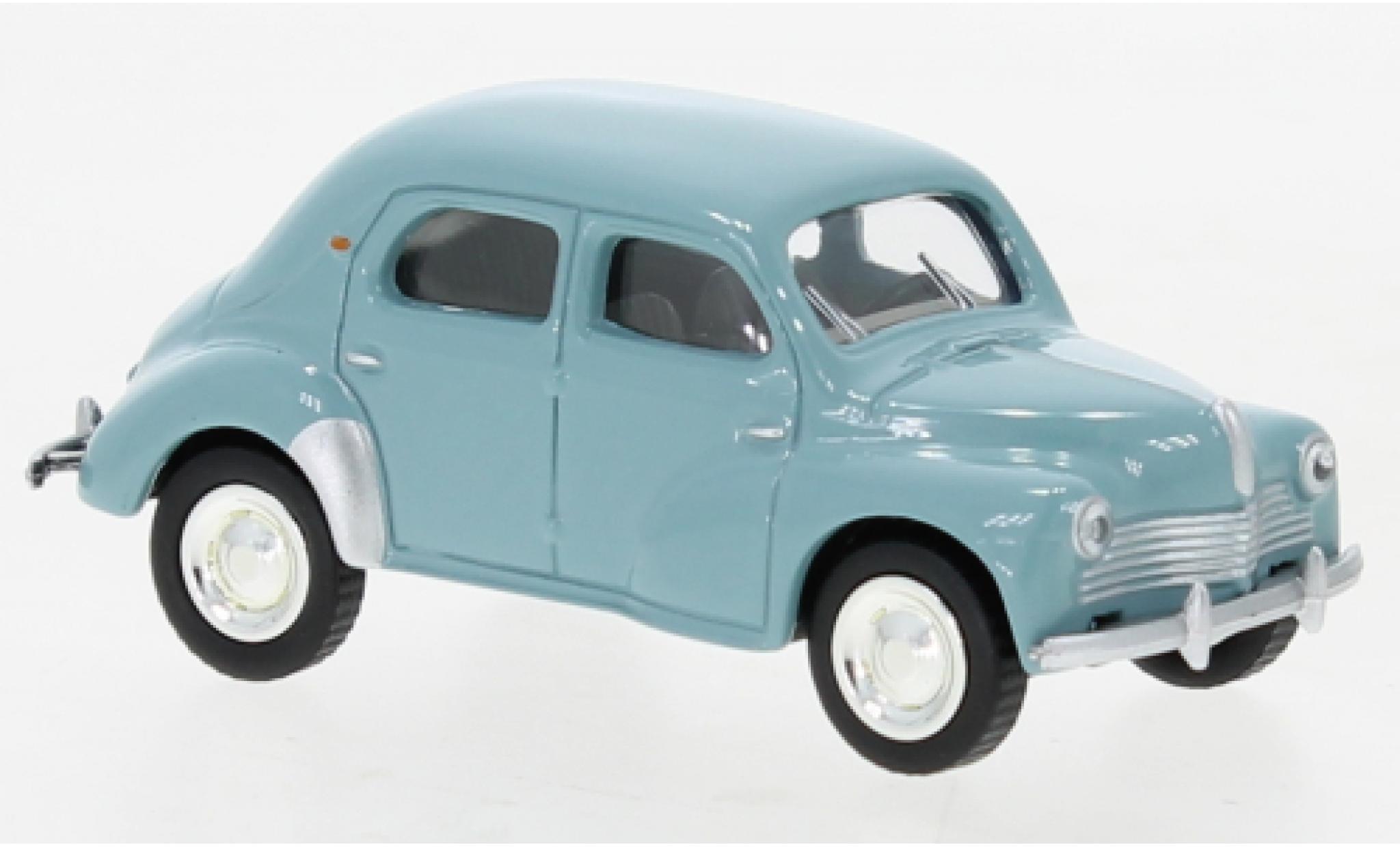 Renault 4CV 1/64 Norev blauw 1952 modelauto