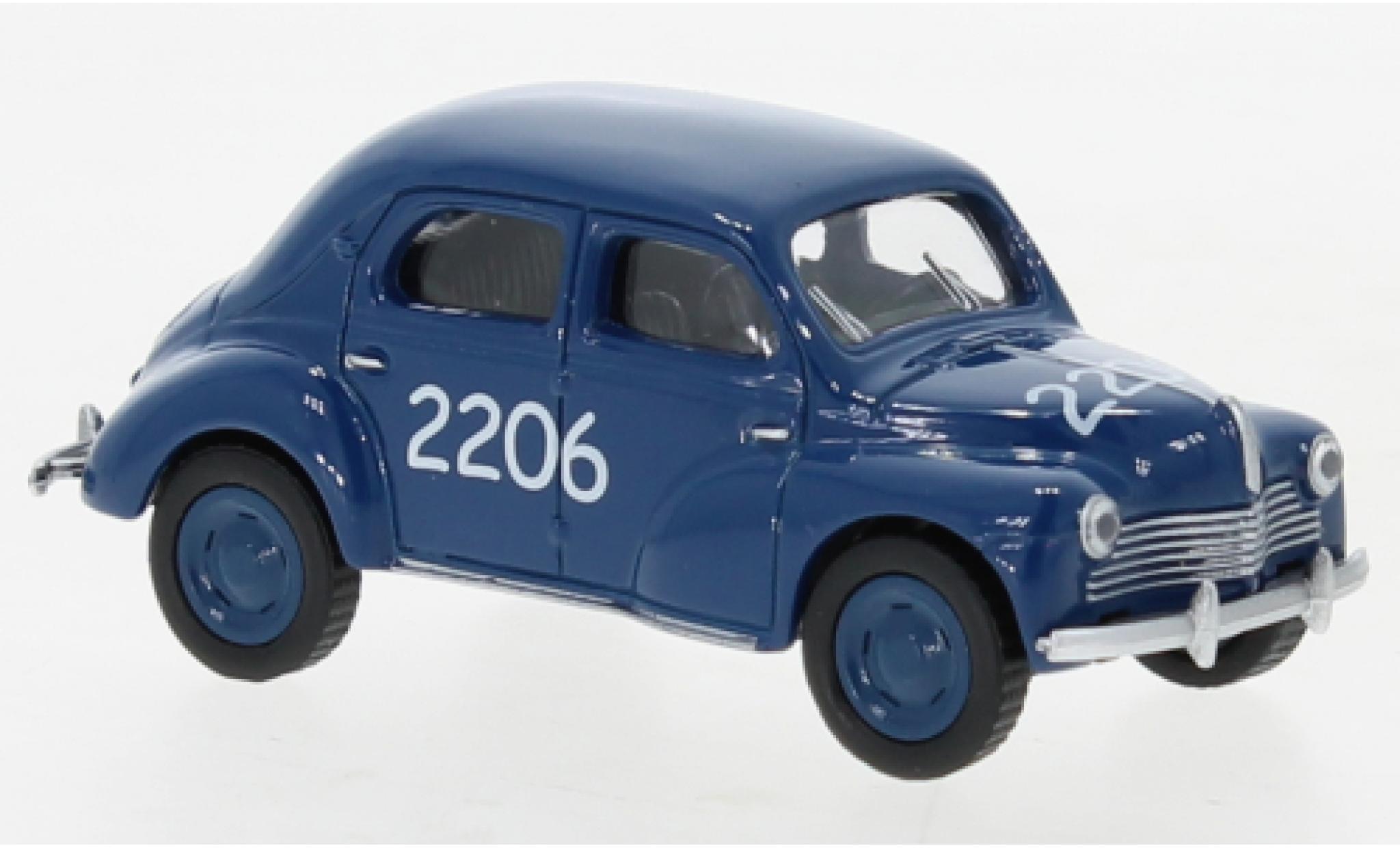 Renault 4CV 1/64 Norev Racing Racing 1954 modelauto
