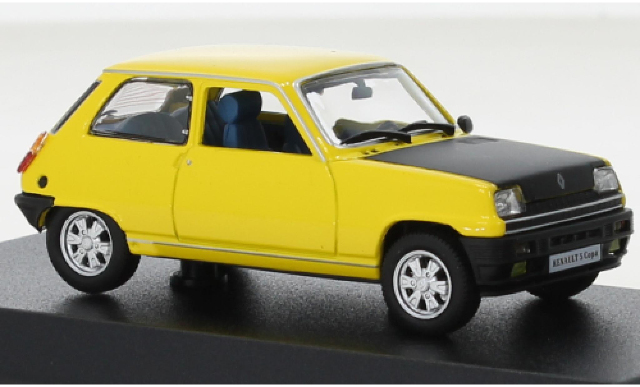 Renault 5 1/43 Norev Copa geel 1980 modelauto