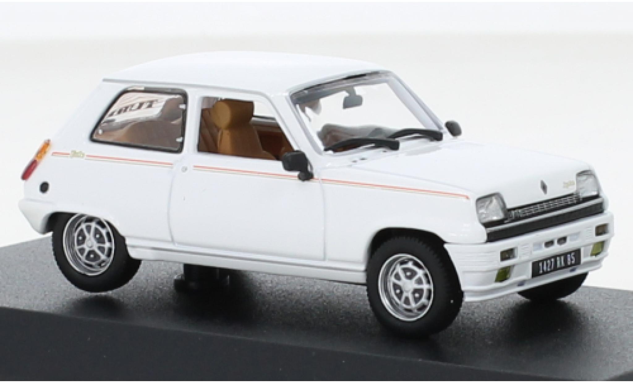Renault 5 1/43 Norev Laureate Turbo wit 198 modelauto