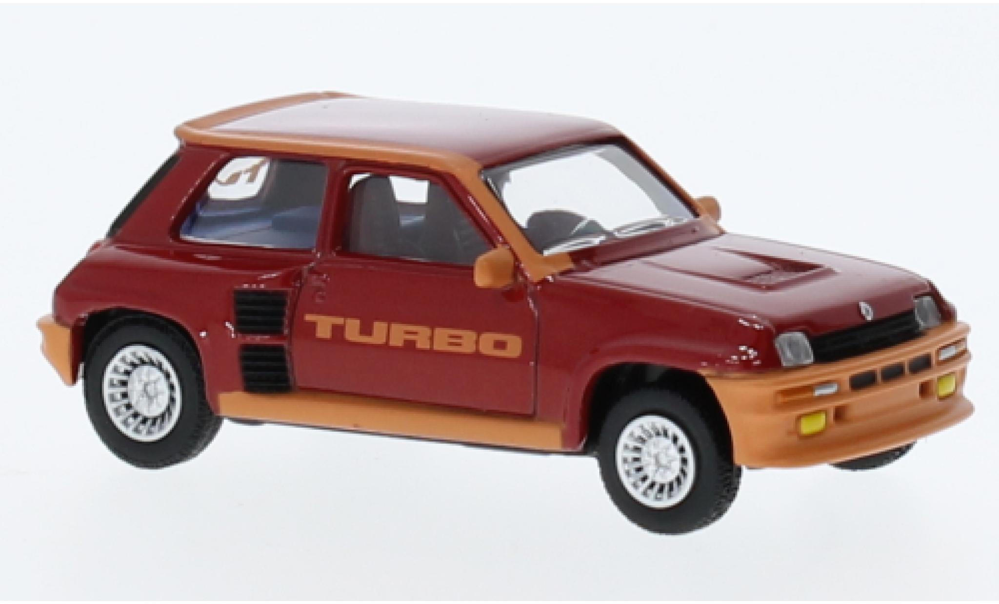 Renault 5 1/64 Norev Turbo rood 1980 modelauto