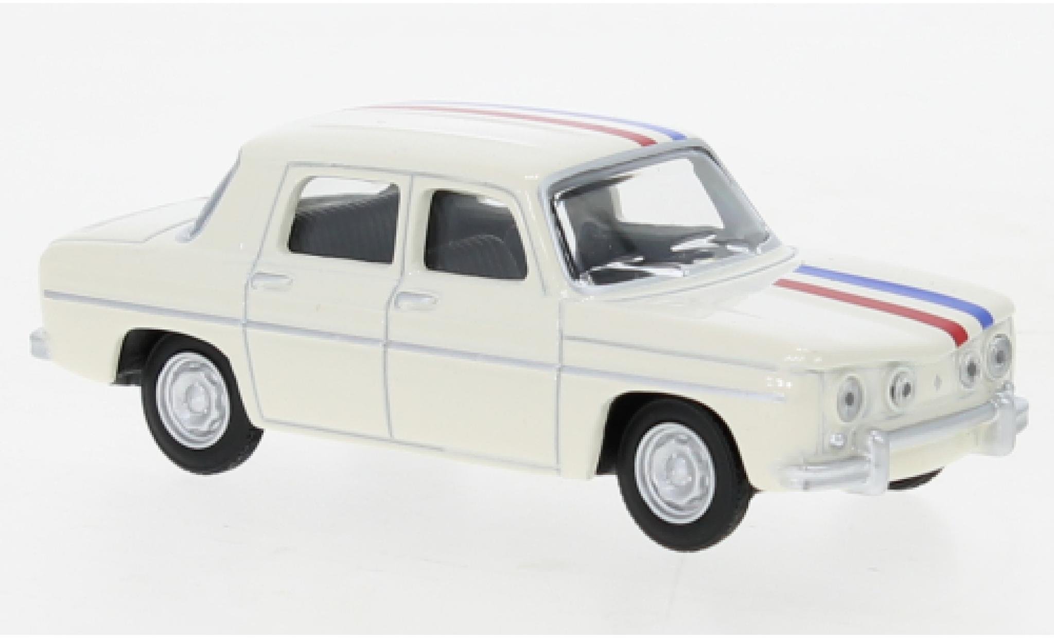 Renault 8 1/64 Norev Gordini wit 196 modelauto