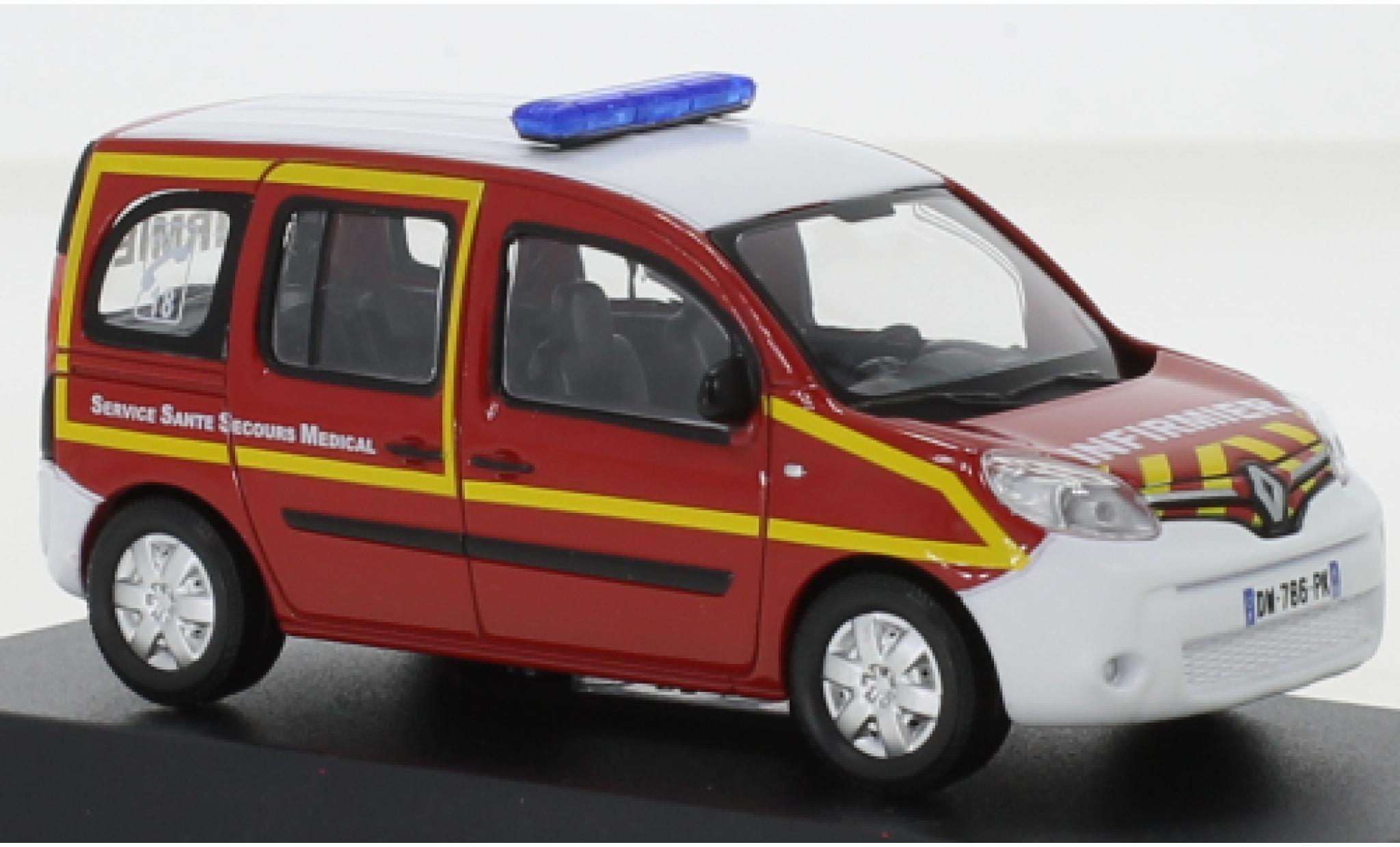 Renault Kangoo 1/43 Norev Brandweer - Infirmier SSSM 2013 modelauto