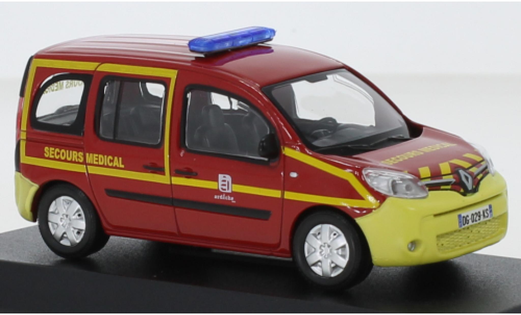 Renault Kangoo 1/43 Norev Brandweer - Secours Sante 2013 modelauto