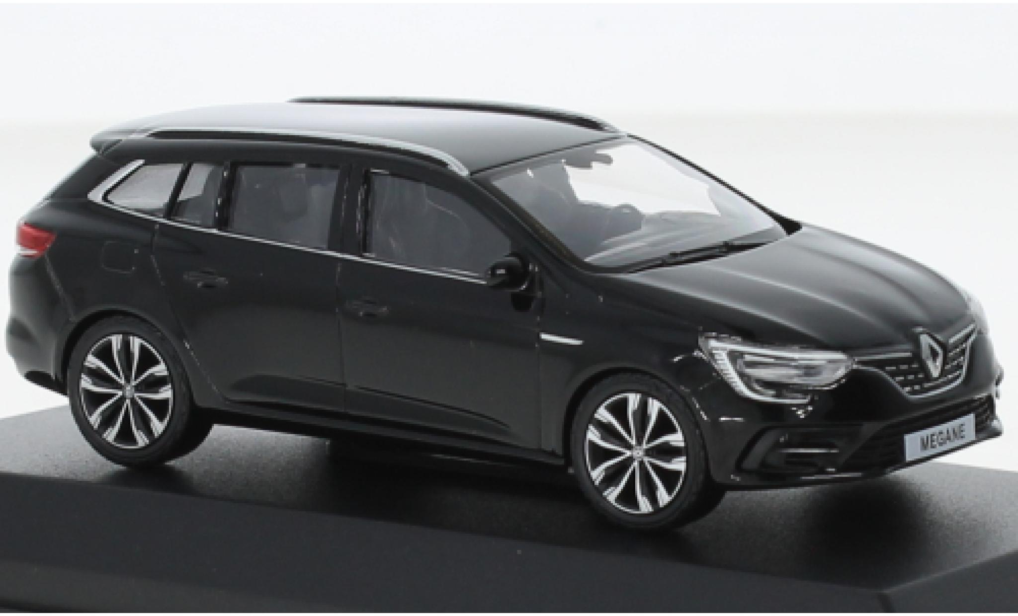 Renault Megane 1/43 Norev biens zwart 2020 modelauto
