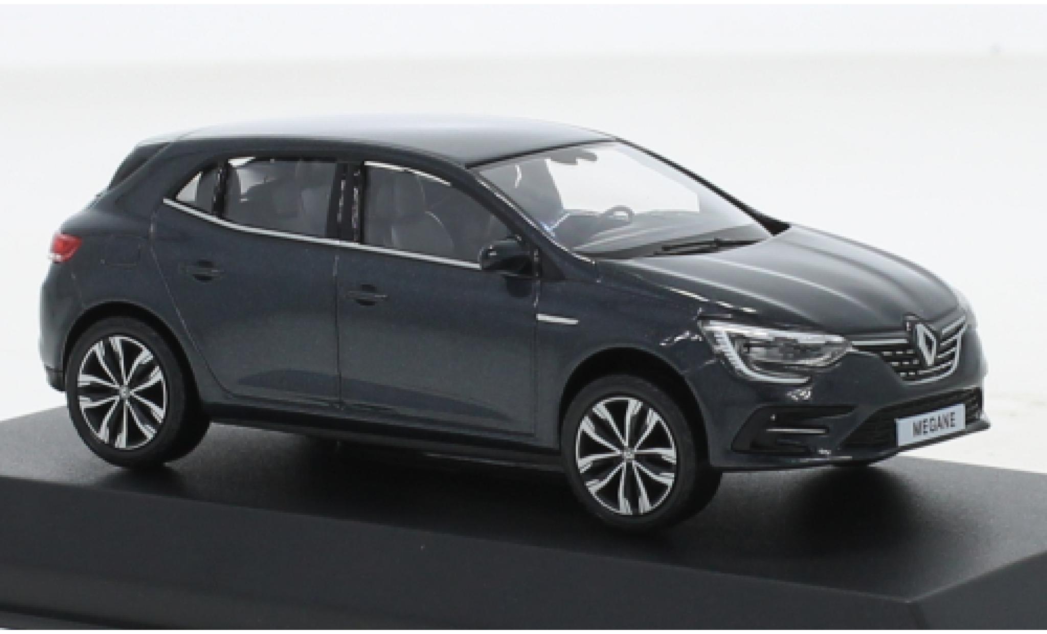 Renault Megane 1/43 Norev metallic grijs 2020 modelauto