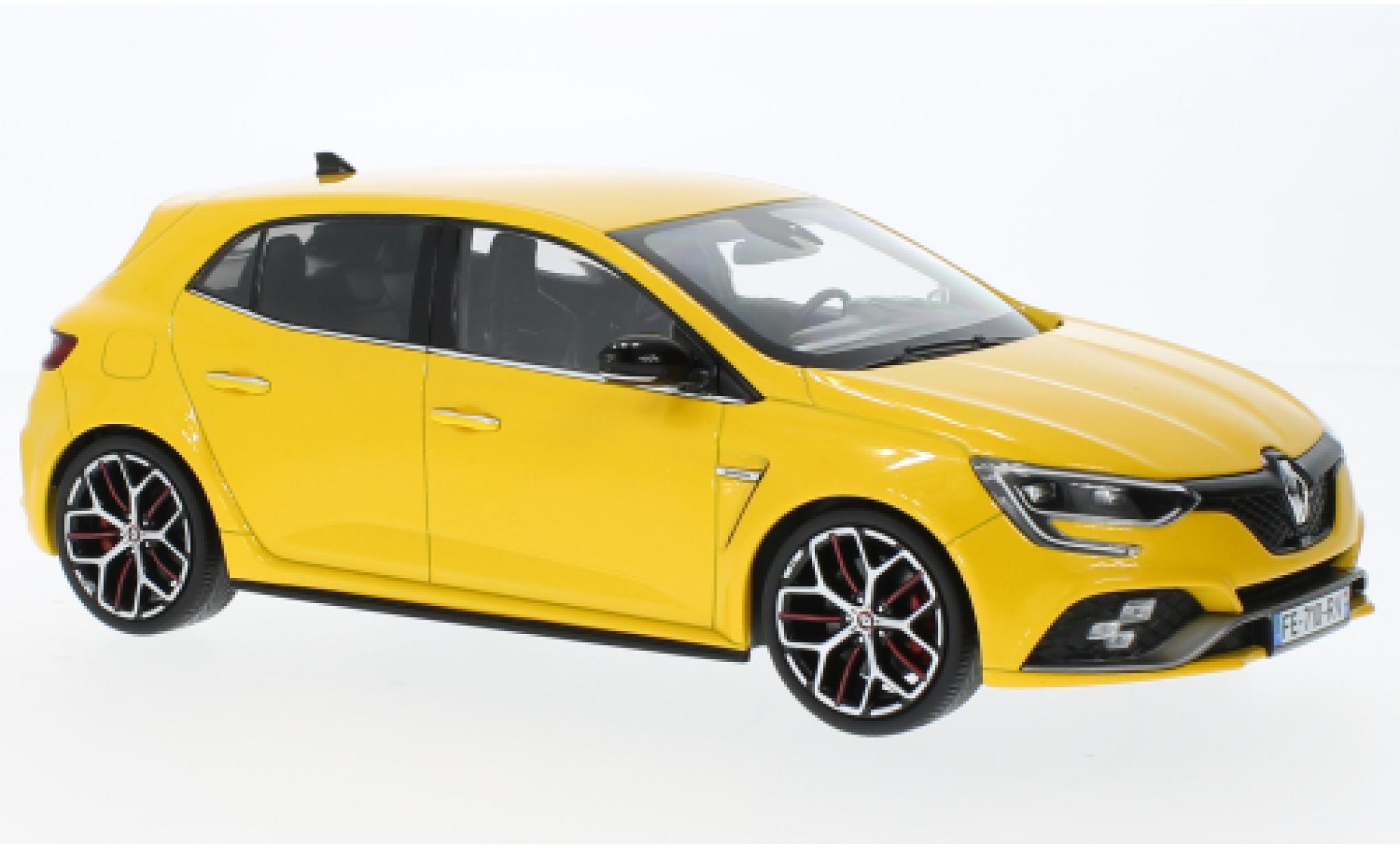 Renault Megane 1/18 Norev R.S. Trophy metallic geel 2019 modelauto