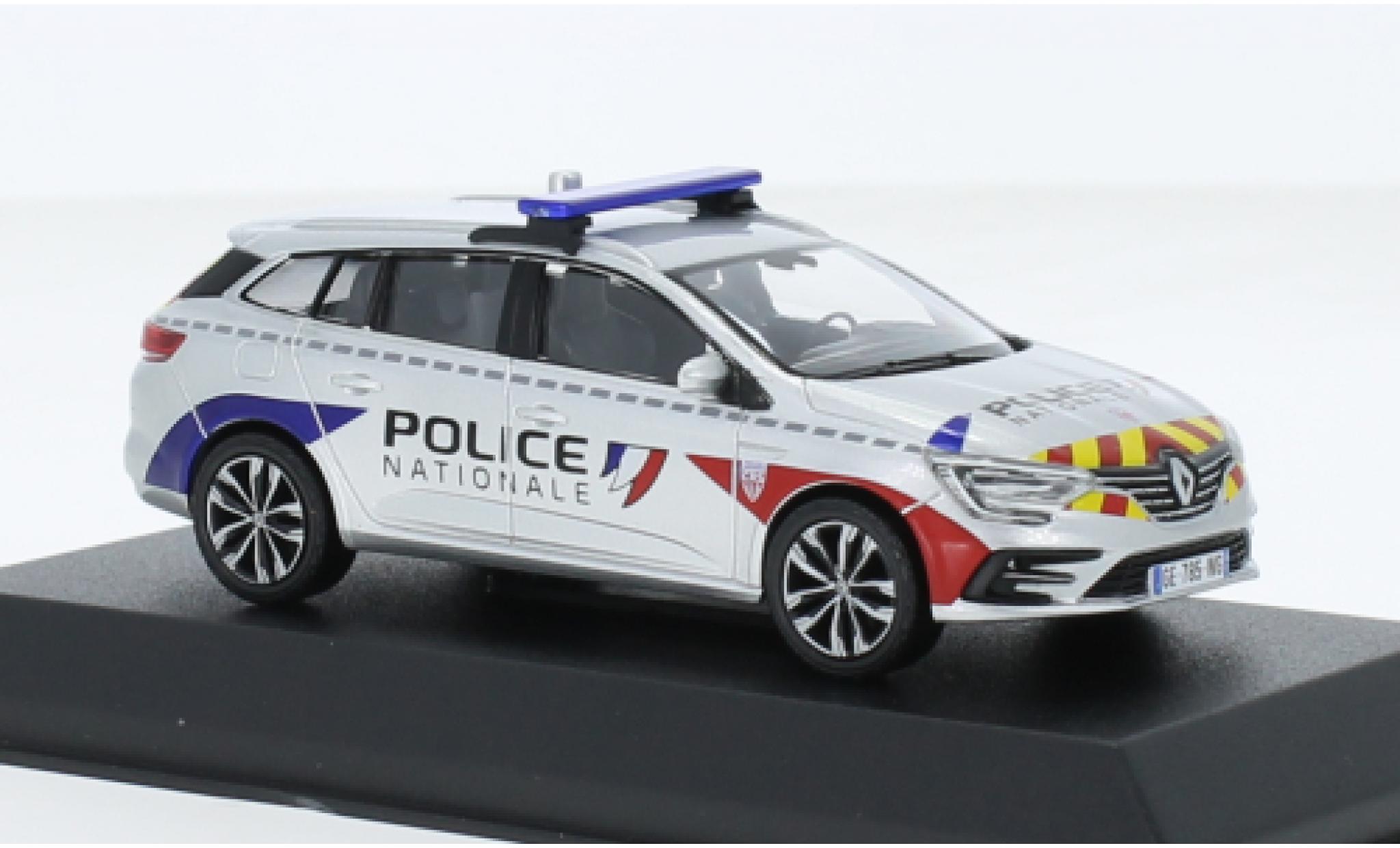 Renault Megane 1/43 Norev Sport Tourer Politie Nationale CRS 2022 modelauto