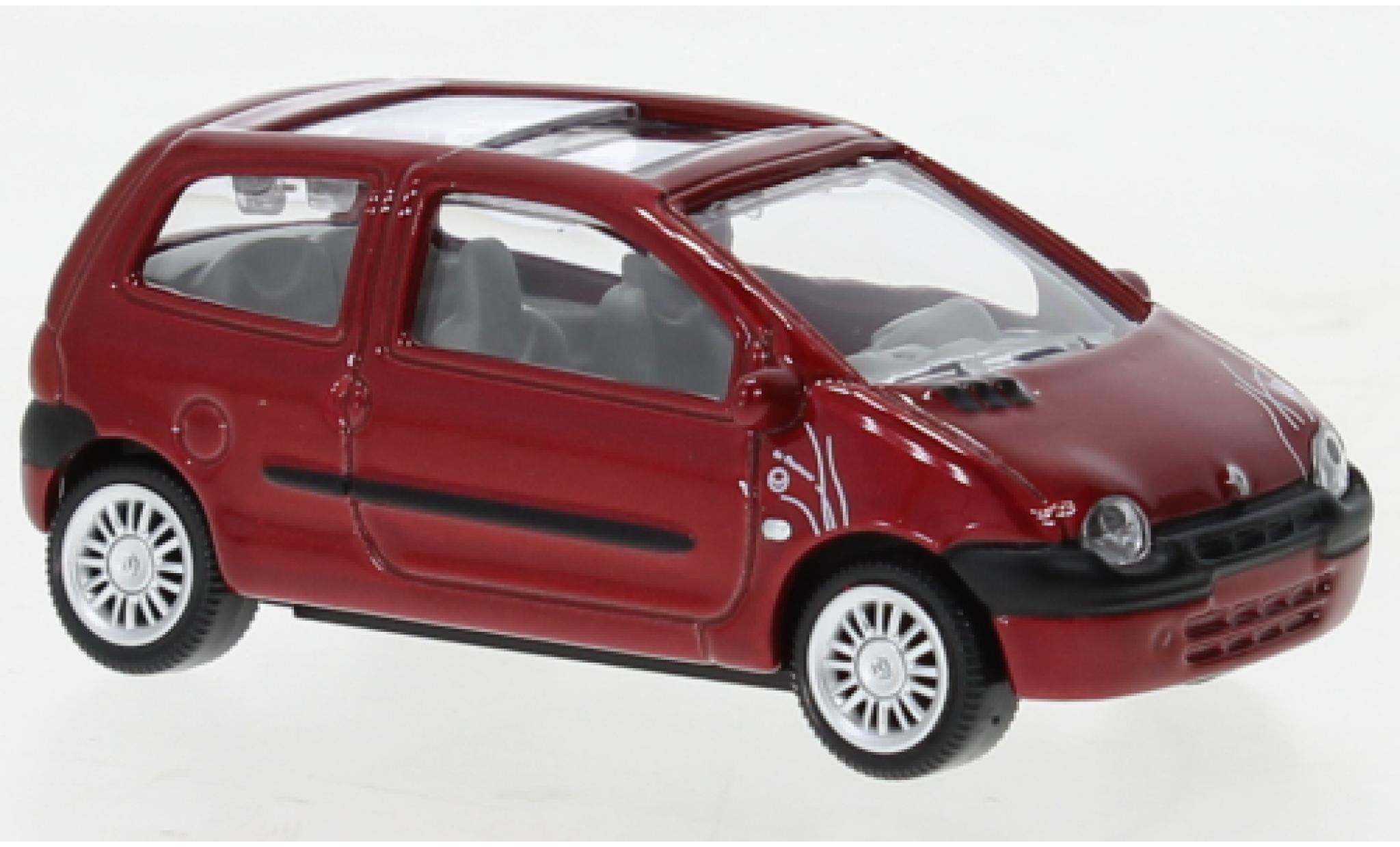 Renault Twingo 1/64 Norev metallic rood fonc&eacute; 2004 modelauto