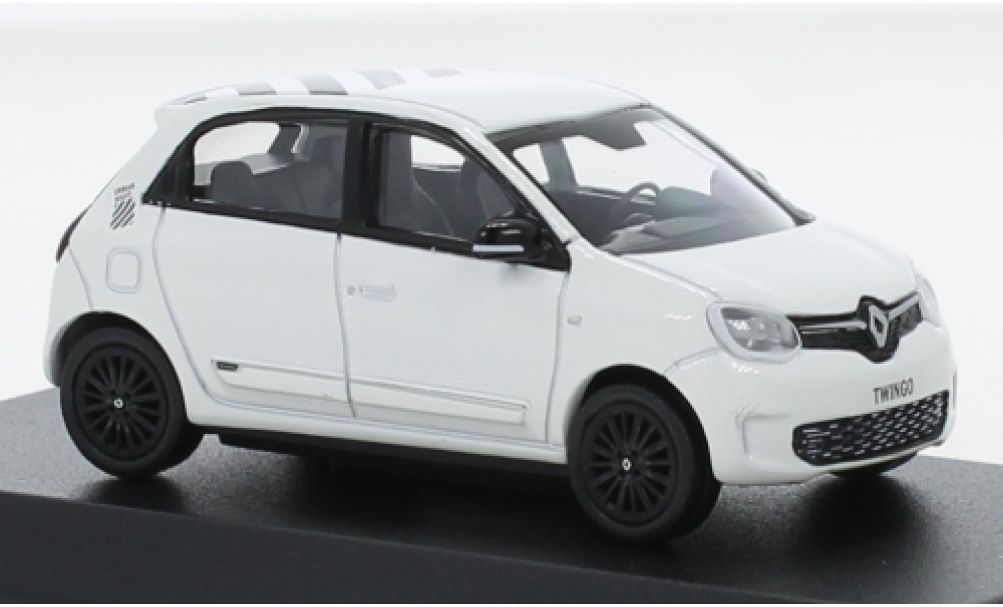 Renault Twingo 1/43 Norev Urban Night wit/Dekor 2021 modelauto