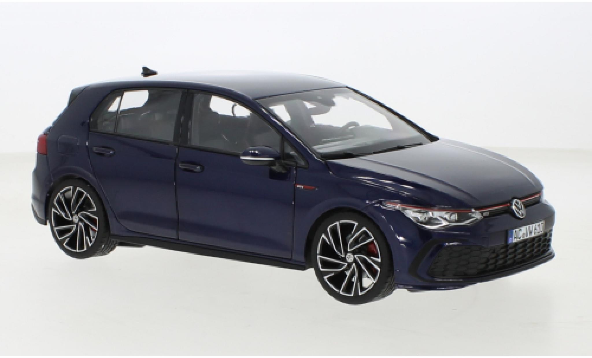 Volkswagen Golf 1/18 Norev VIII GTI metallic blauw 2020 modelauto