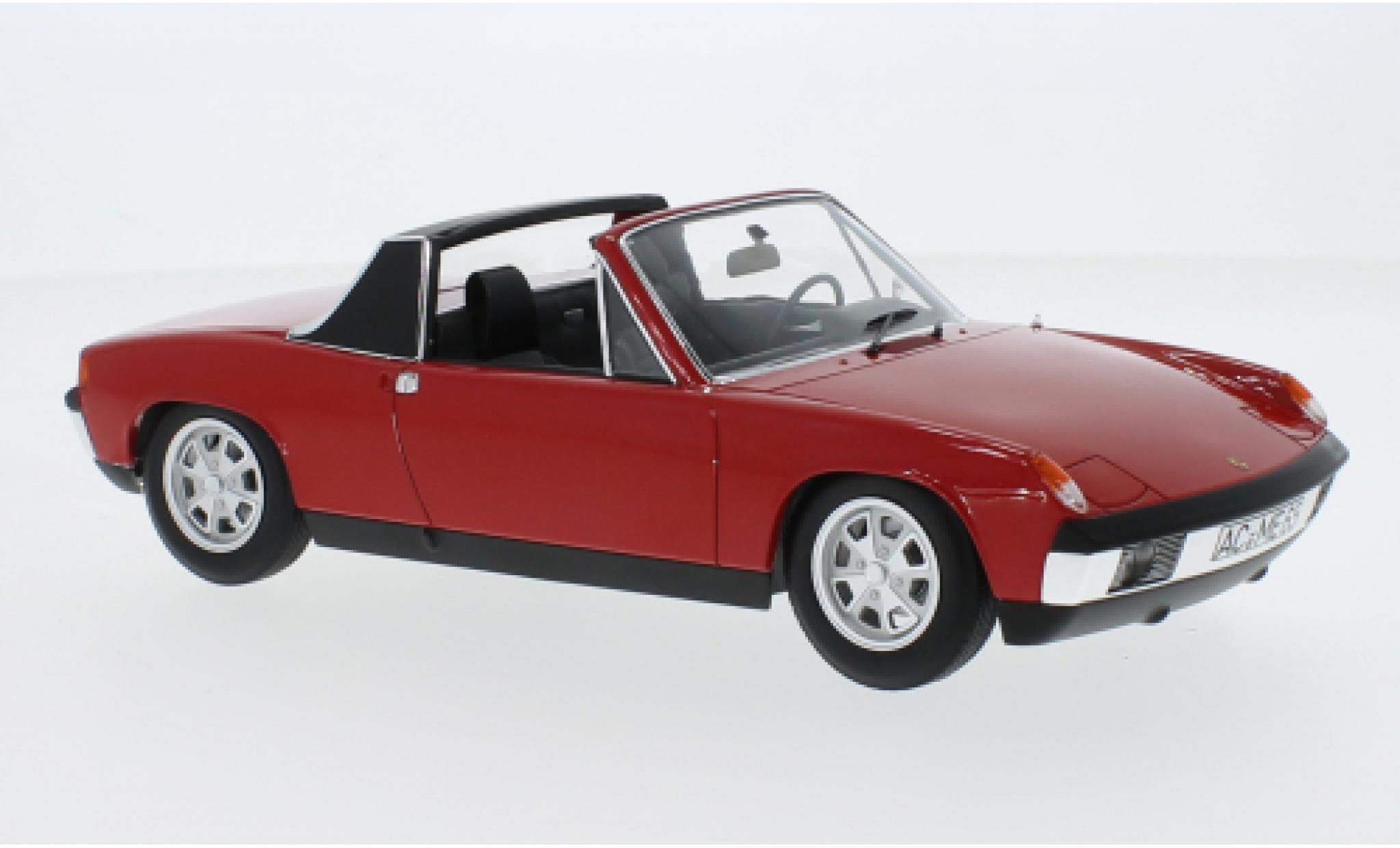Porsche 914 1/18 Norev Volkswagen 1.7 rood 1972 modelauto