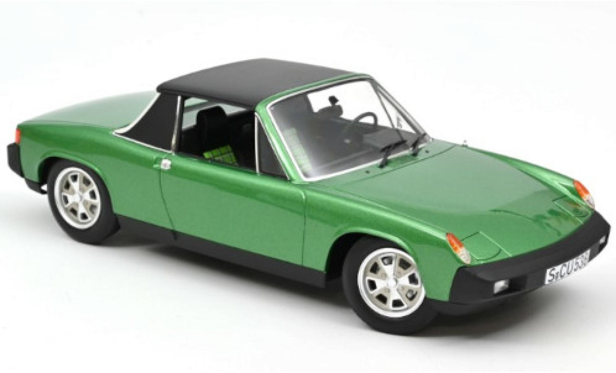 Porsche 914 1/18 Norev Volkswagen 2.0 metallic groen 1975 modelauto