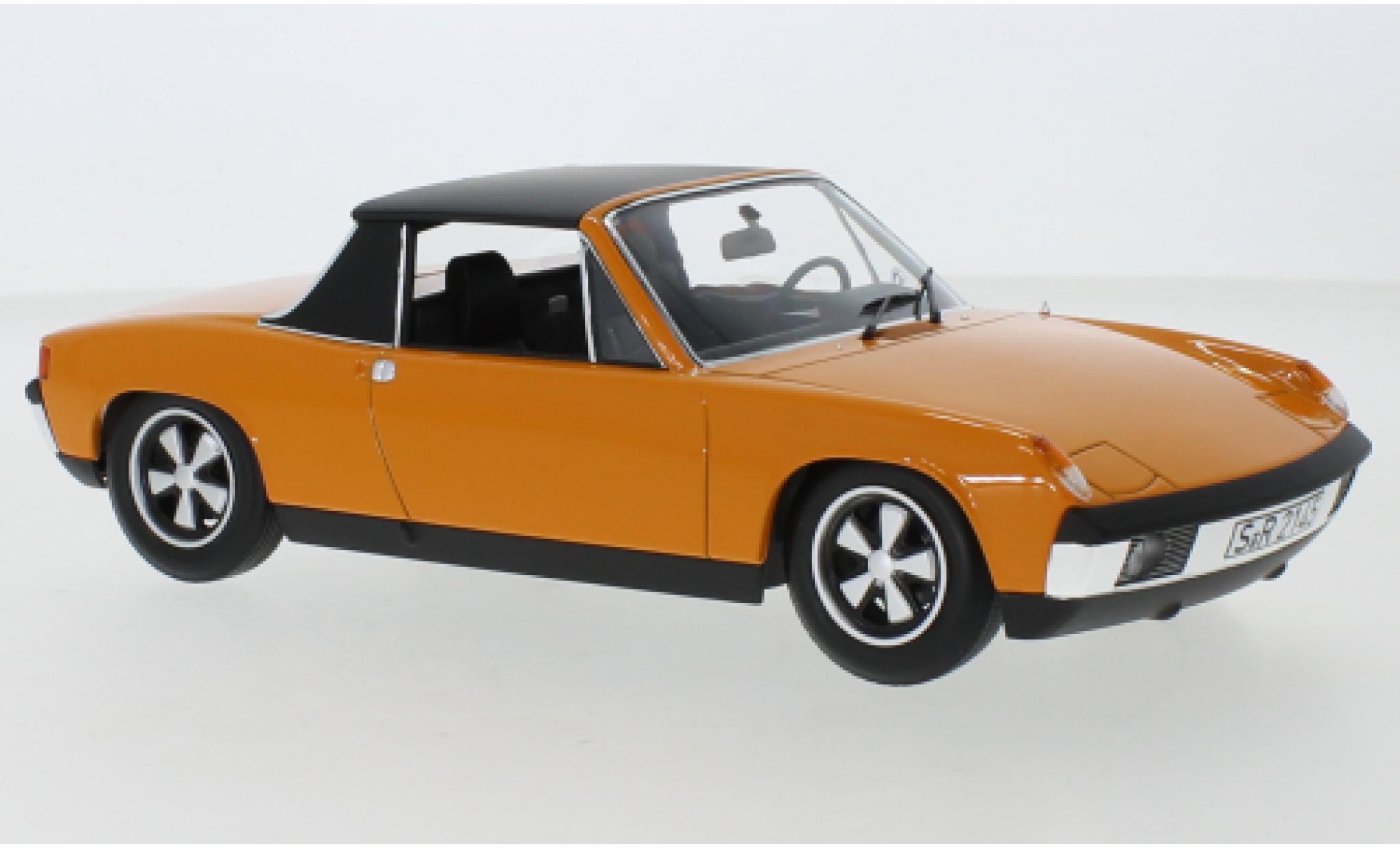 Porsche 914 1/18 Norev Volkswagen -6 oranje 1973 modelauto