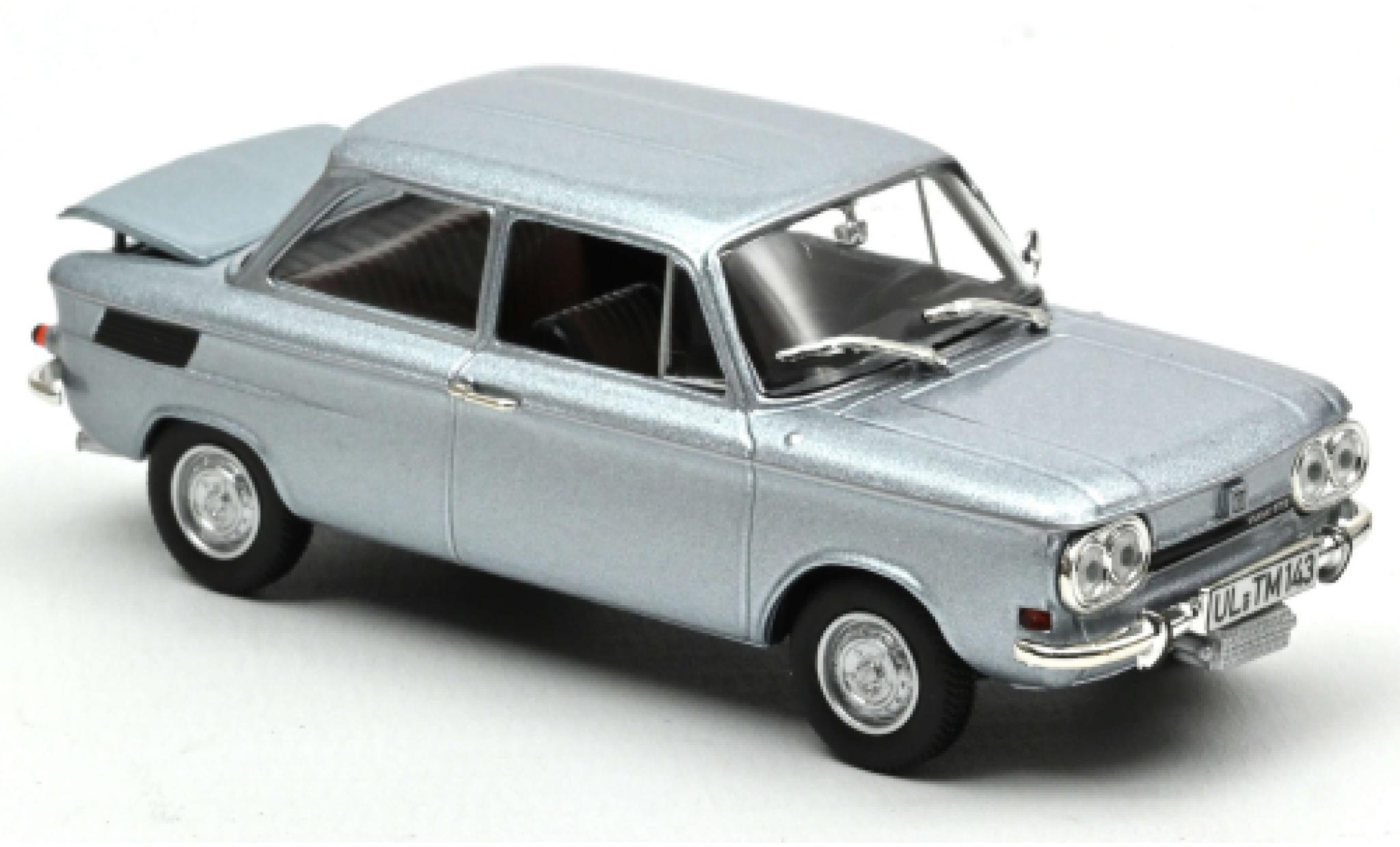 NSU TTS 1/43 Norev grijs 1970 modelauto