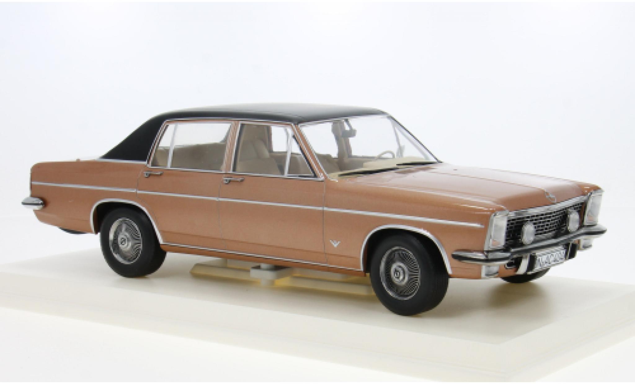 Opel Diplomat 1/18 Norev A V8 bronze/zwart 1969 1:18 modelauto