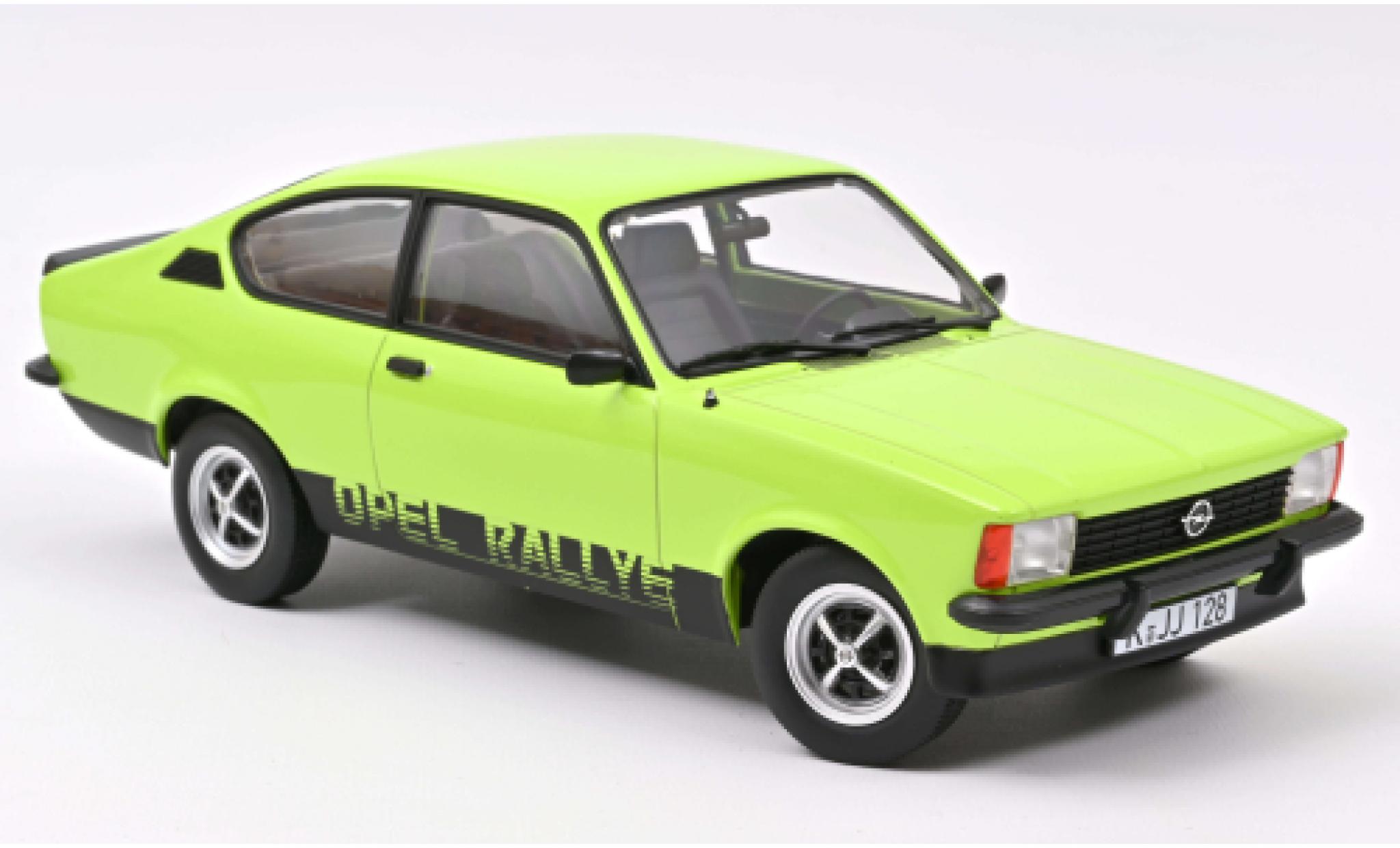 Opel Kadett 1/18 Norev C Rallye 2.0 E groen/Dekor 1977 modelauto