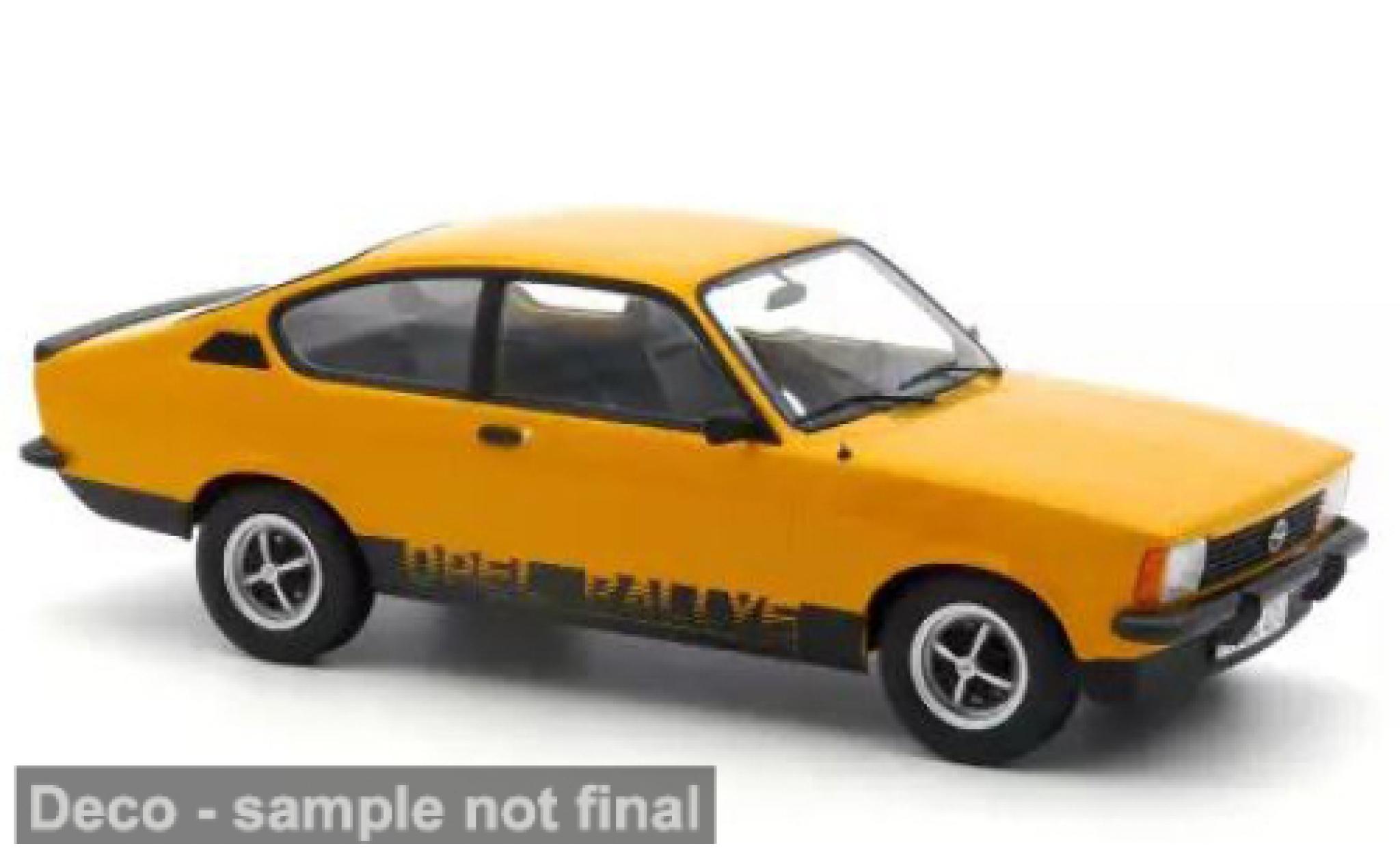 Opel Kadett 1/18 Norev Rallye 2.0 E geel 1977 1:18 modelauto