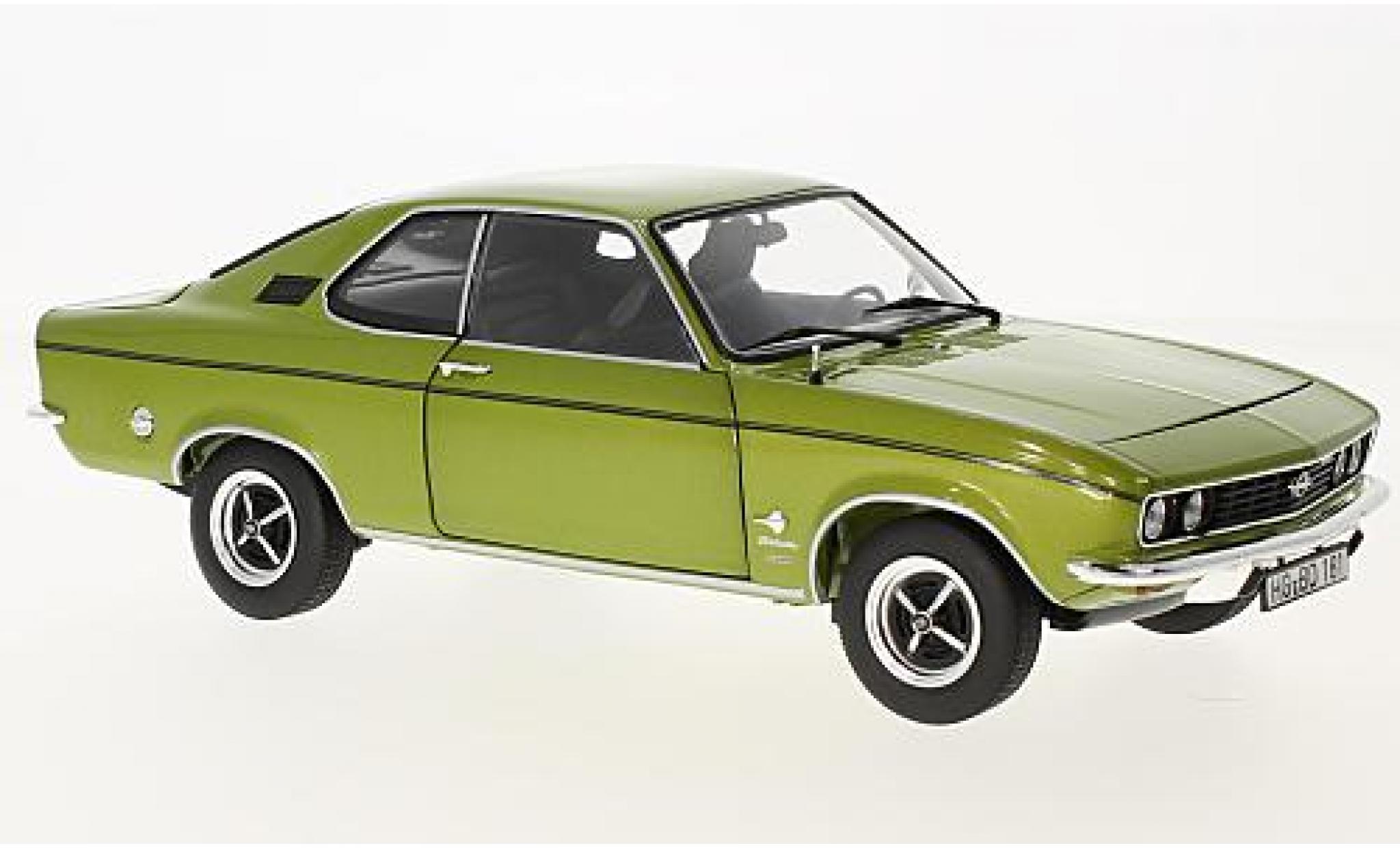 Opel Manta 1/18 Norev A 1900 Sedantta metallic groen 1975 modelauto