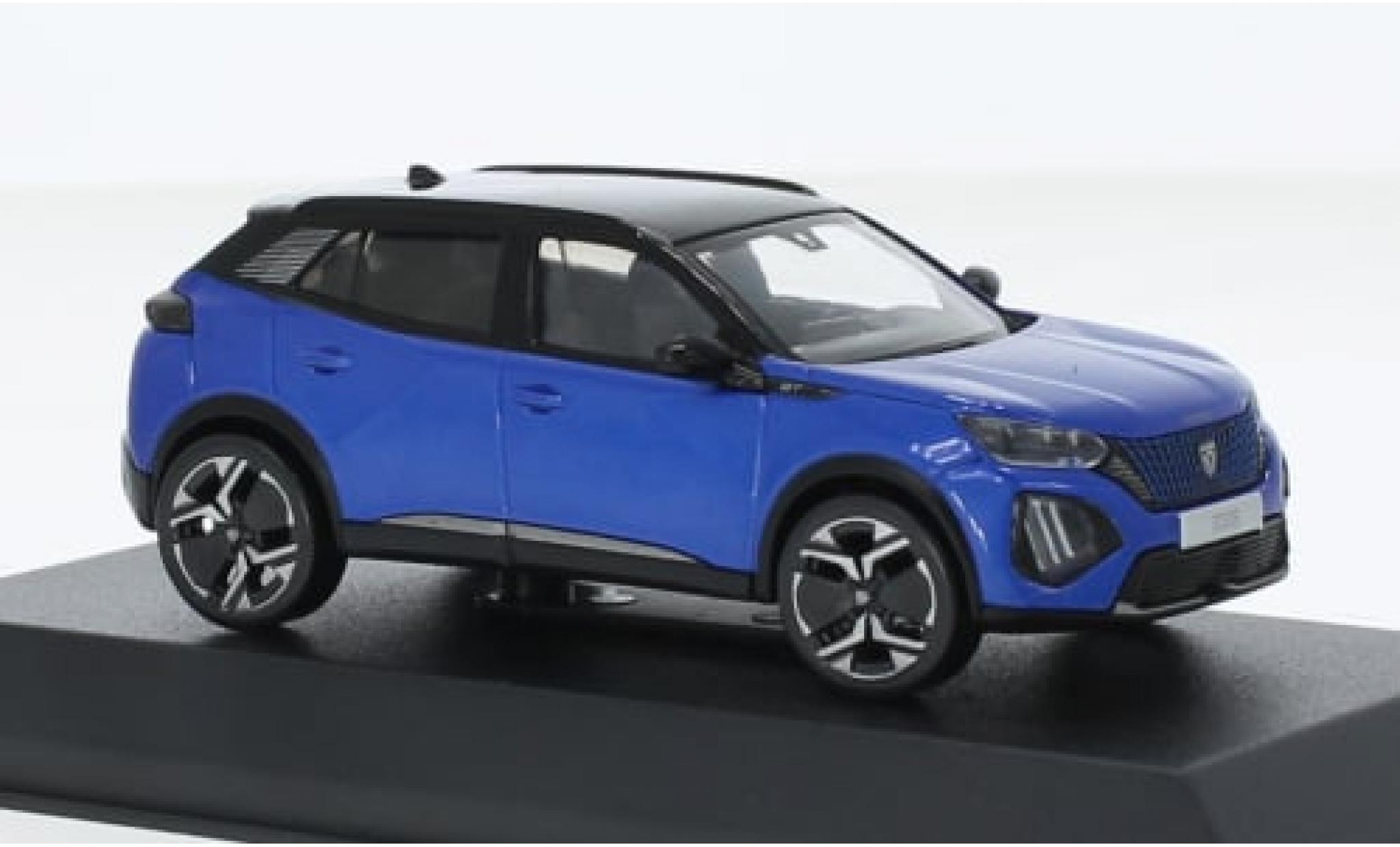 Peugeot 2008 1/43 Norev GT metallic blauw 2024 1:43 modelauto