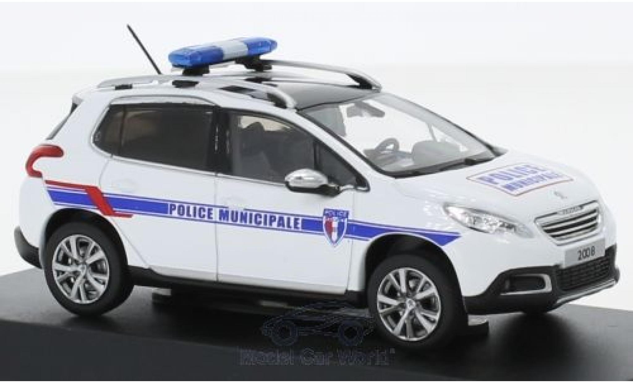 Peugeot 2008 1/43 Norev Politie Municipale Politie (F) 2013 modelauto