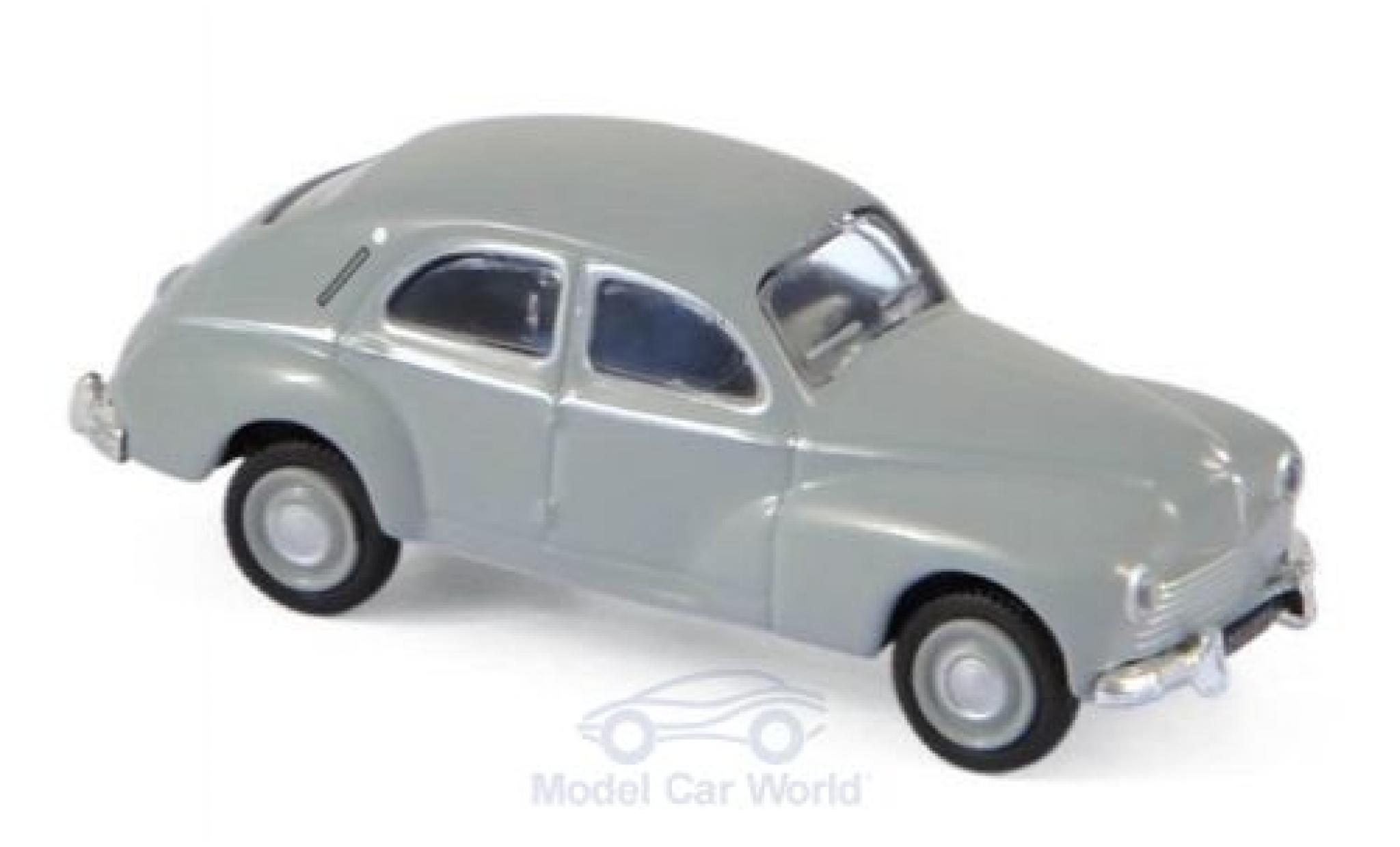 Peugeot 203 1/87 Norev grijs 1955 modelauto