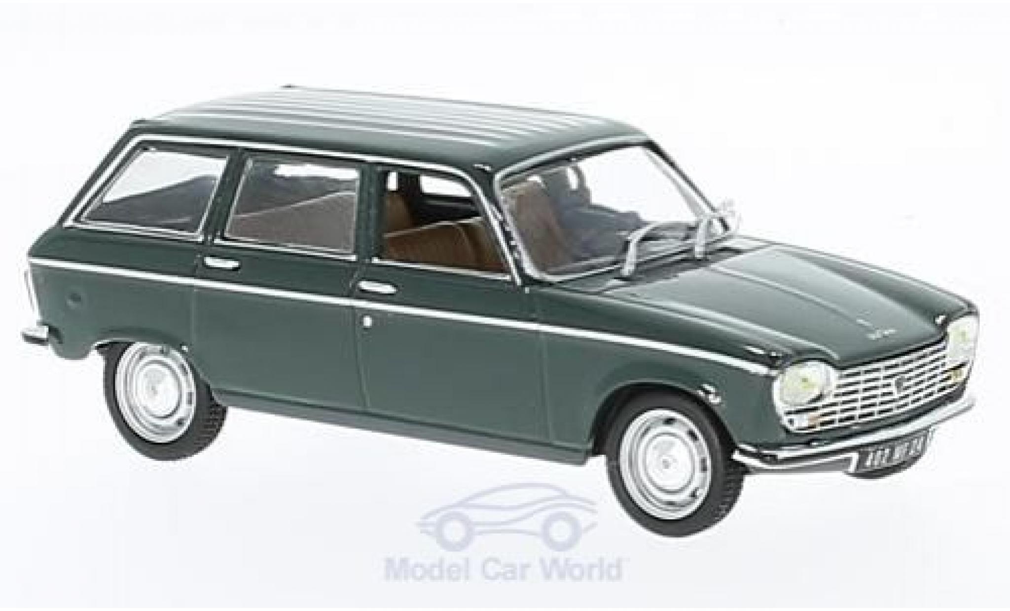 Peugeot 204 Break 1/43 Norev Stationwagen groen 1969 modelauto