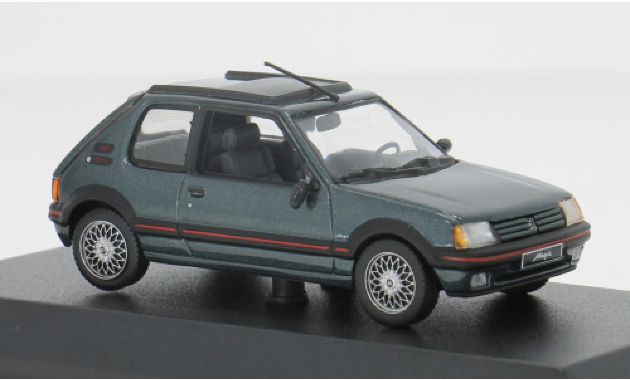 Peugeot 205 1/43 Norev GTI 1.9 groen 1990 1:43 modelauto