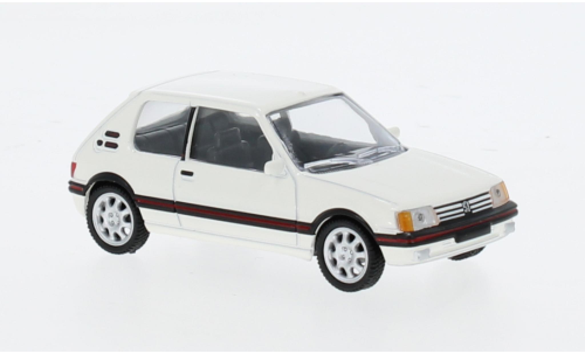Peugeot 205 1/64 Norev GTI wit 1988 1:64 modelauto