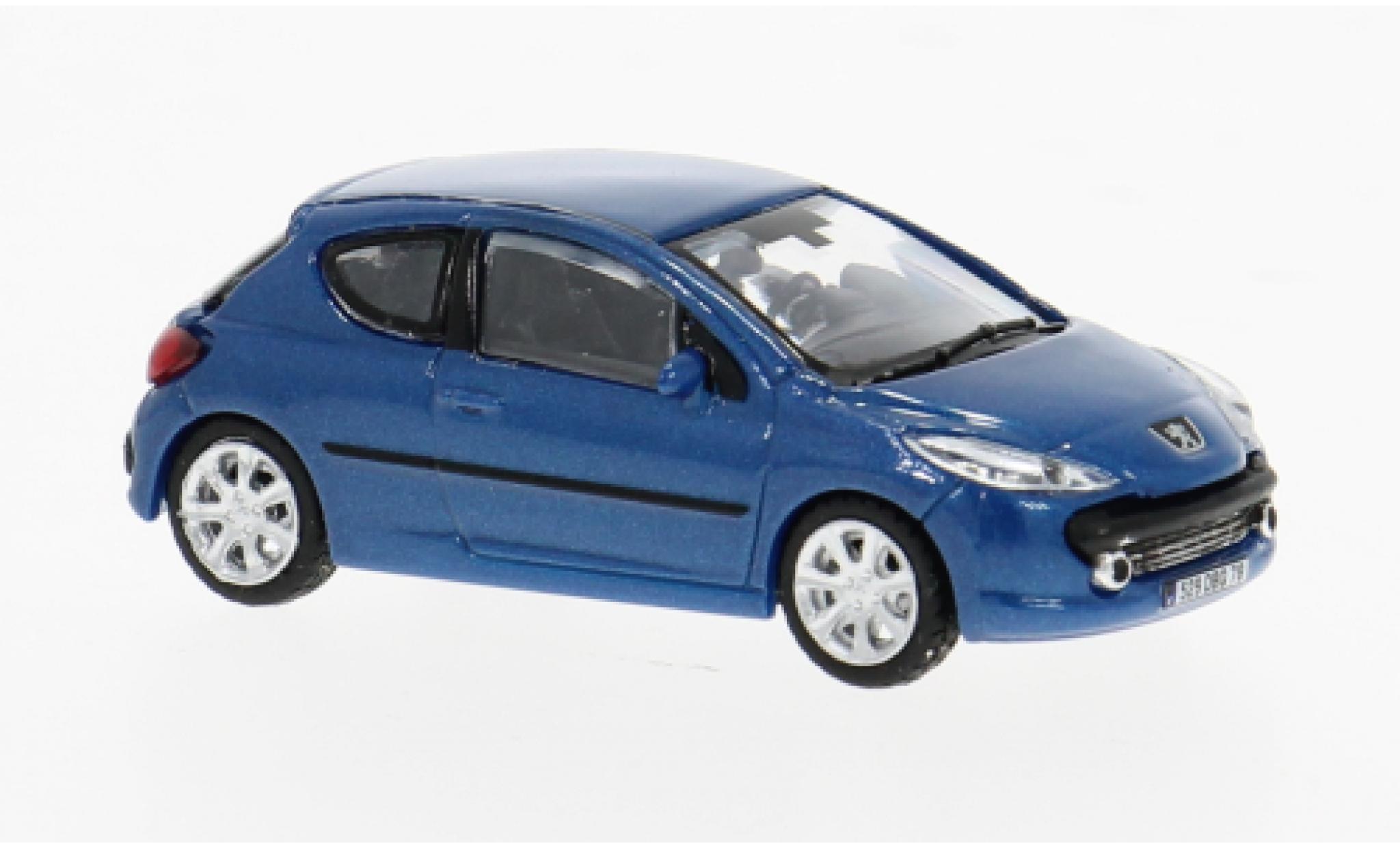 Peugeot 207 1/87 Norev blauw 2007 1:87 modelauto