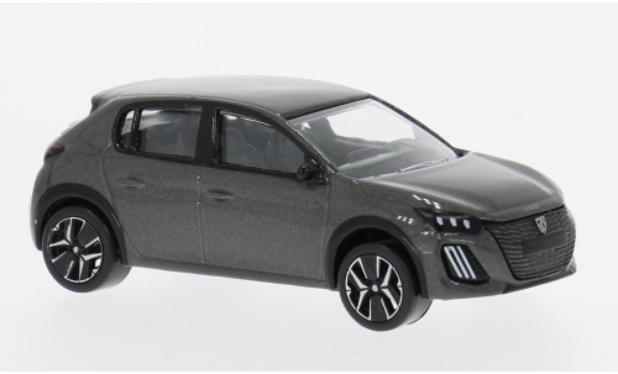 Peugeot 208 1/64 Norev grijs 2024 1:64 modelauto