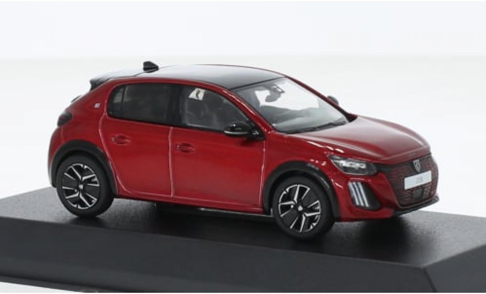 Peugeot 208 1/43 Norev GT metallic rood 2024 1:43 modelauto