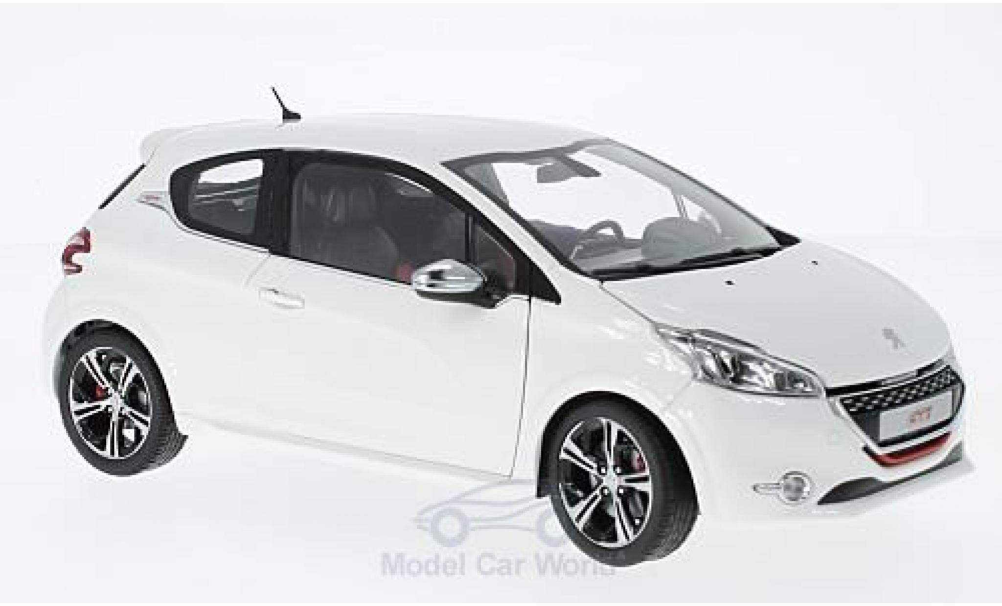 Peugeot 208 1/18 Norev GTi wit 2013 modelauto