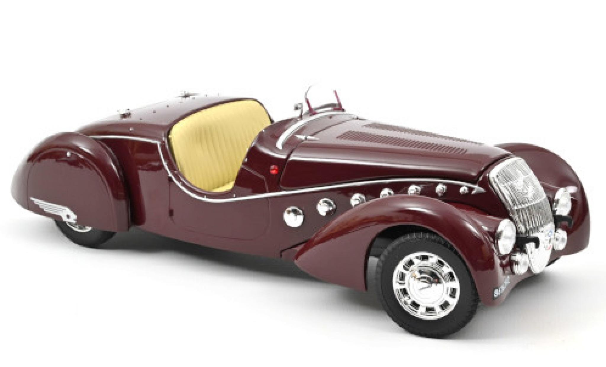 Peugeot 302 1/18 Norev Darl'Mat Roadster rood 1937 modelauto
