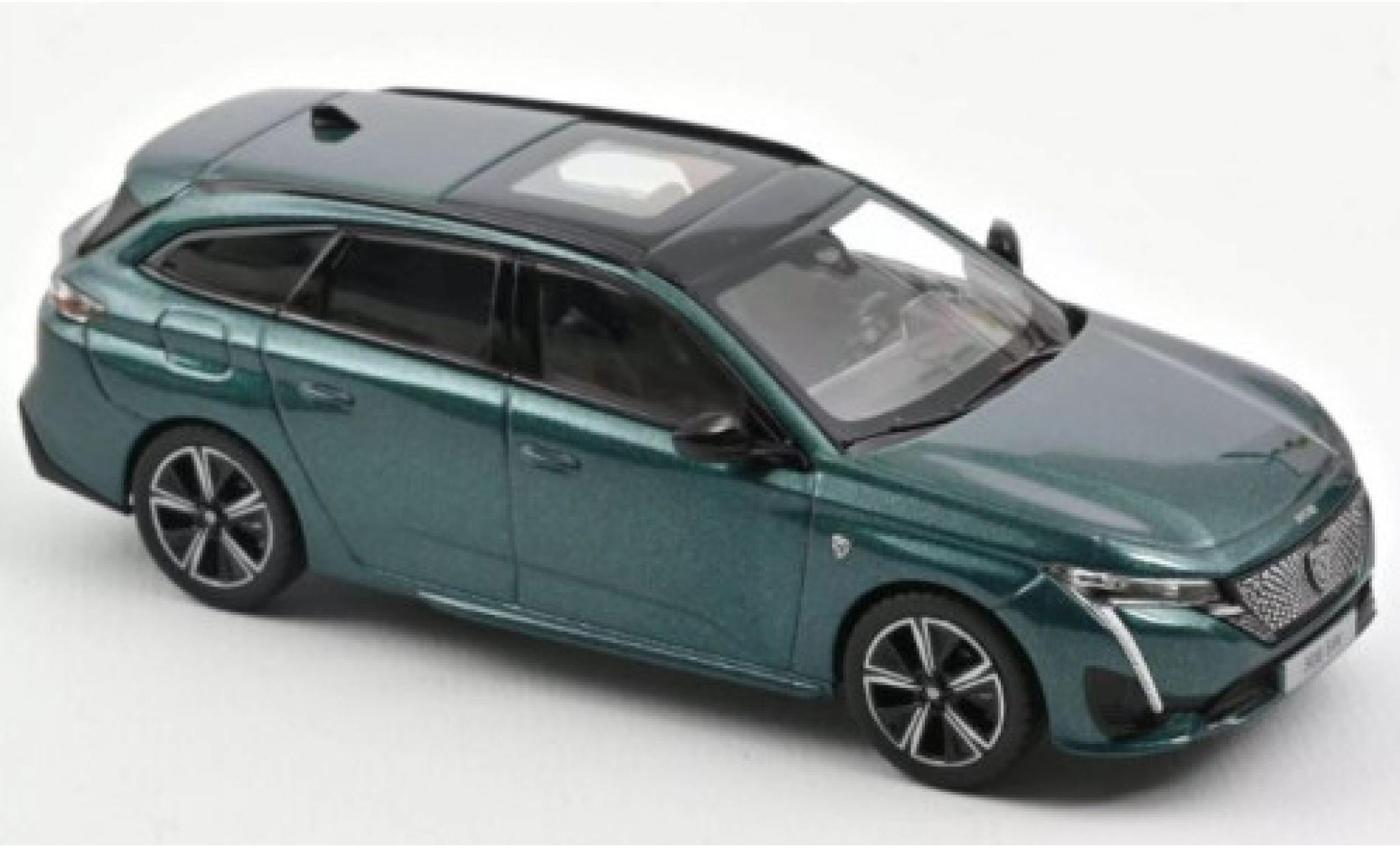 Peugeot 308 1/43 Norev SW GT metallic t&uuml;rkis 2021 modelauto