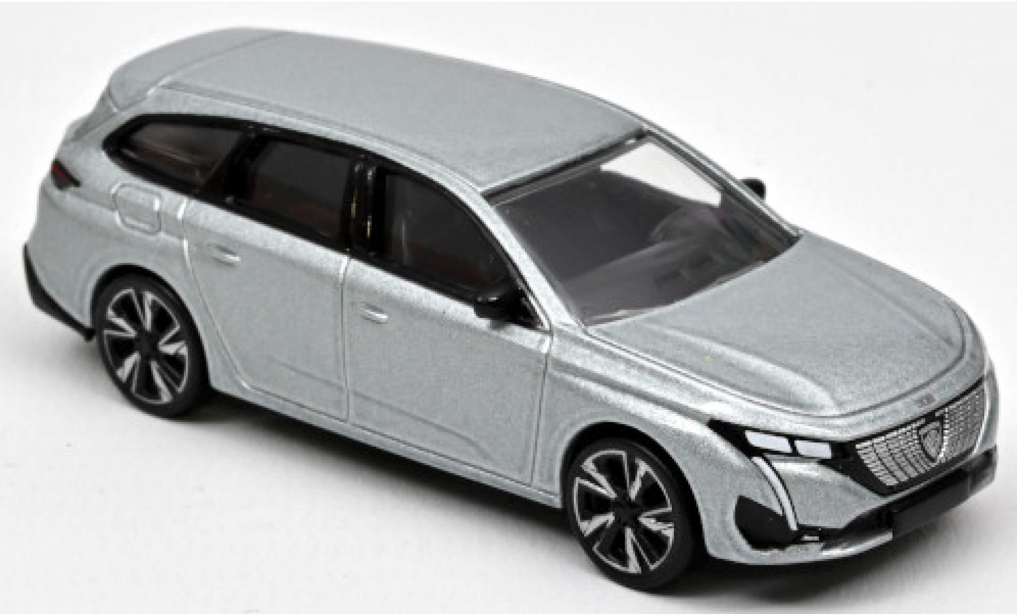 Peugeot 308 1/64 Norev SW metallic grijs 2021 modelauto