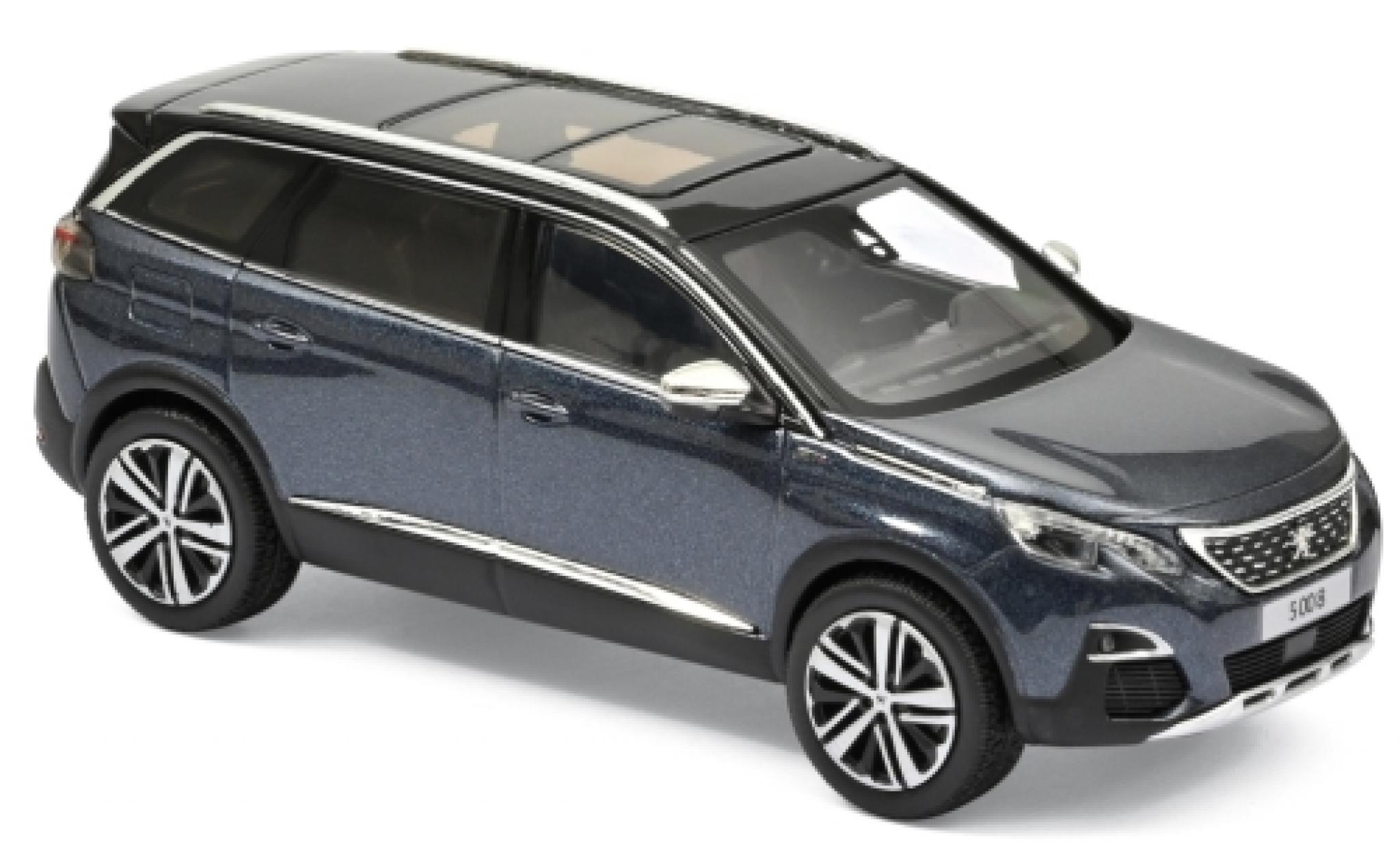 Peugeot 5008 1/43 Norev GT metallic blauw 2016 modelauto