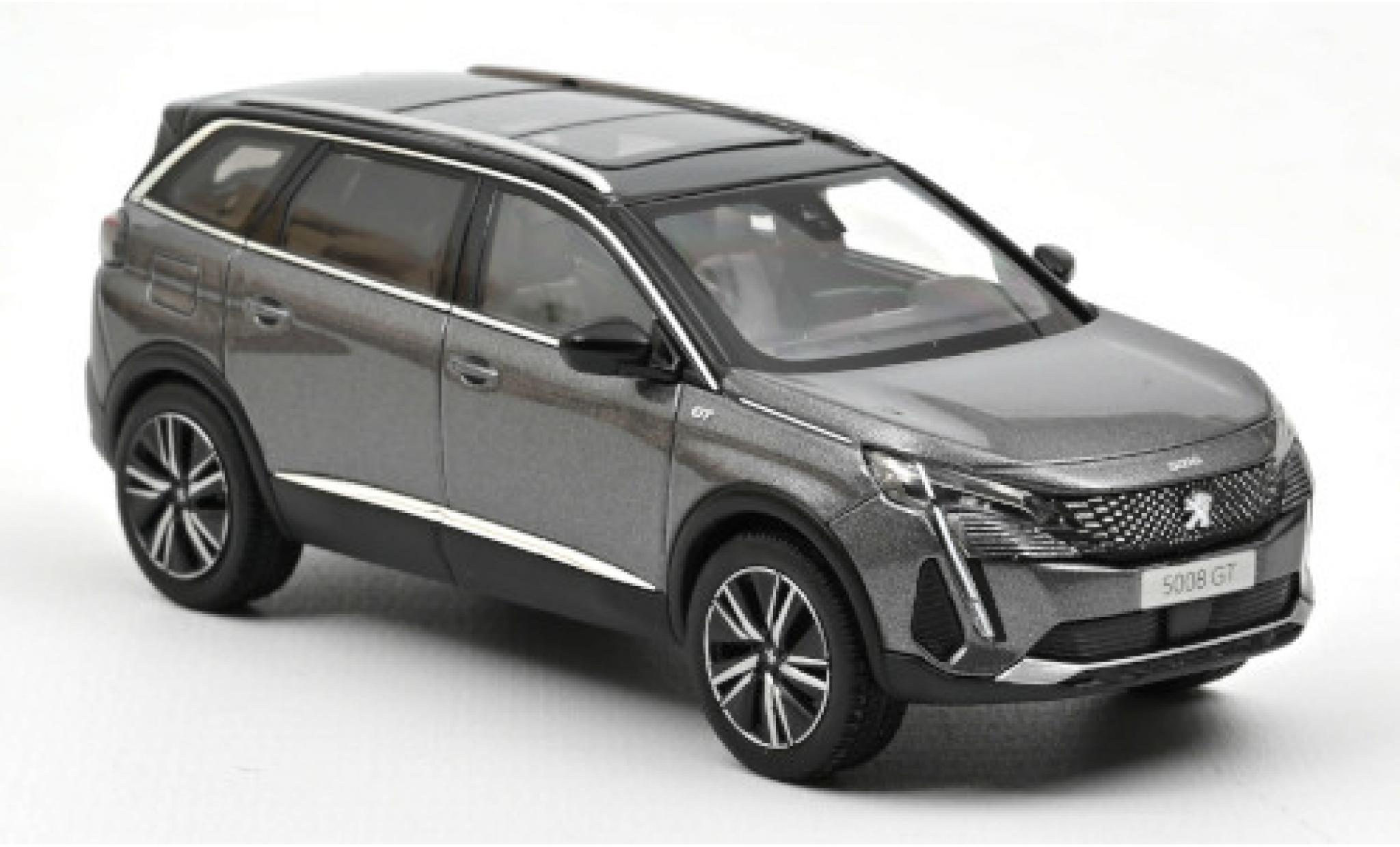 Peugeot 5008 1/43 Norev GT metallic grijs 2021 modelauto