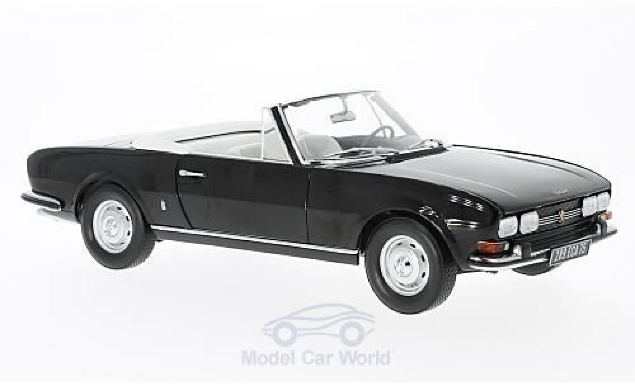 Peugeot 504 Cabriolet 1/18 Norev Cabriolet zwart 1971 SoftTop liegt bei modelauto