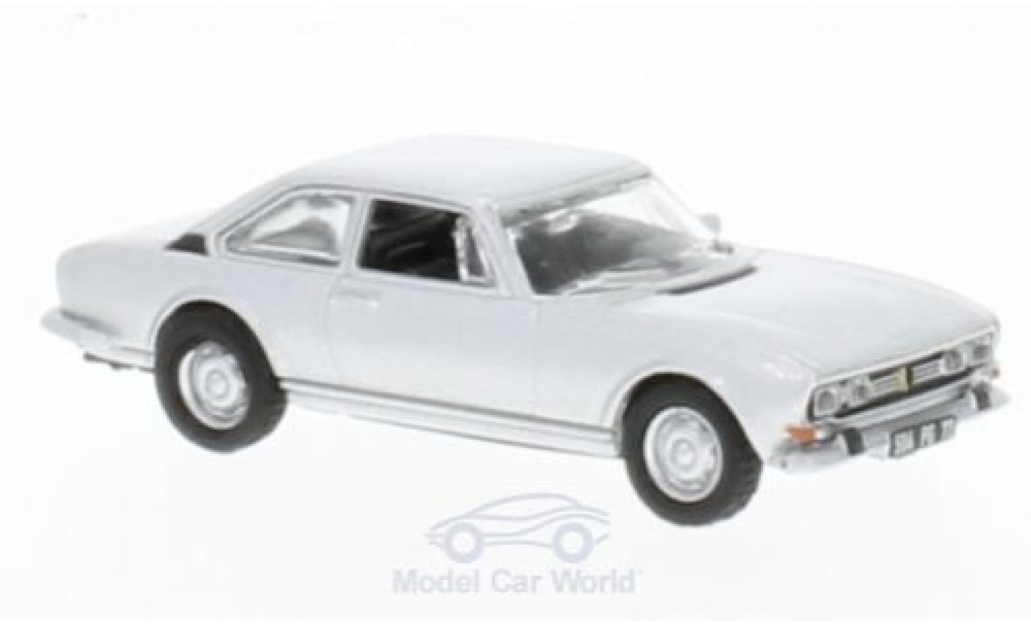 Peugeot 504 1/87 Norev Coupe grijs 1971 ohne Vitrine modelauto