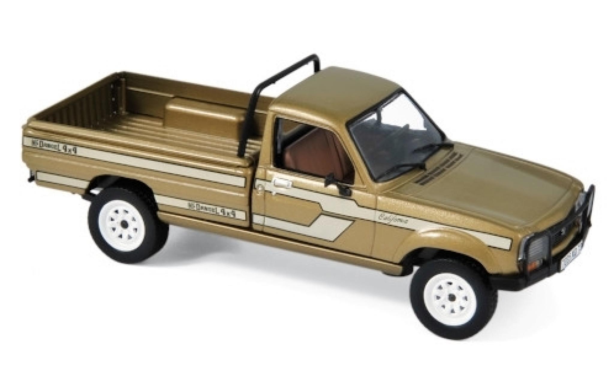 Peugeot 504 1/43 Norev Pick Up California Dangel 4x4 metallic beige/Dekor 1985 modelauto