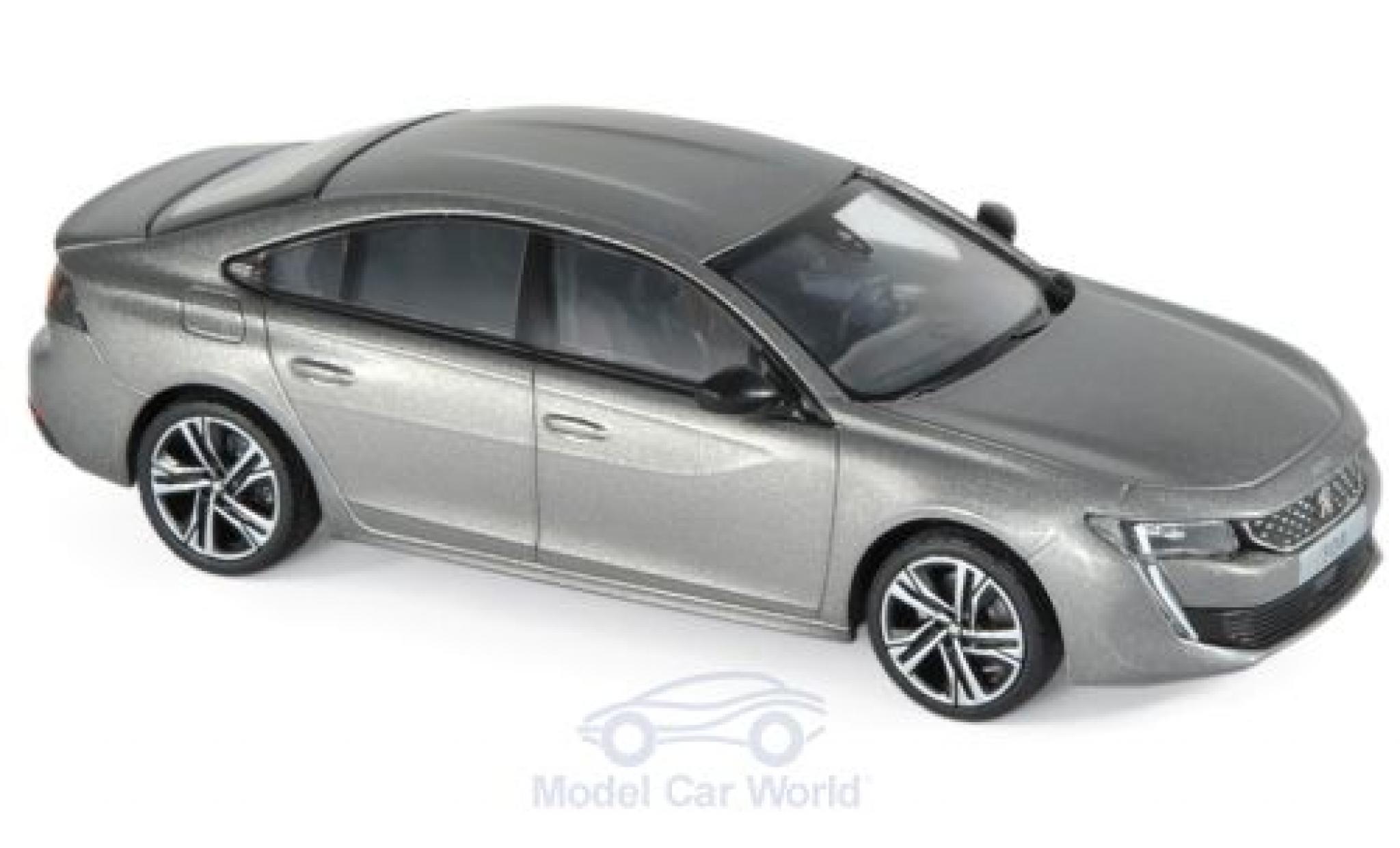 Peugeot 508 1/43 Norev GT metallic grijs 2018 modelauto