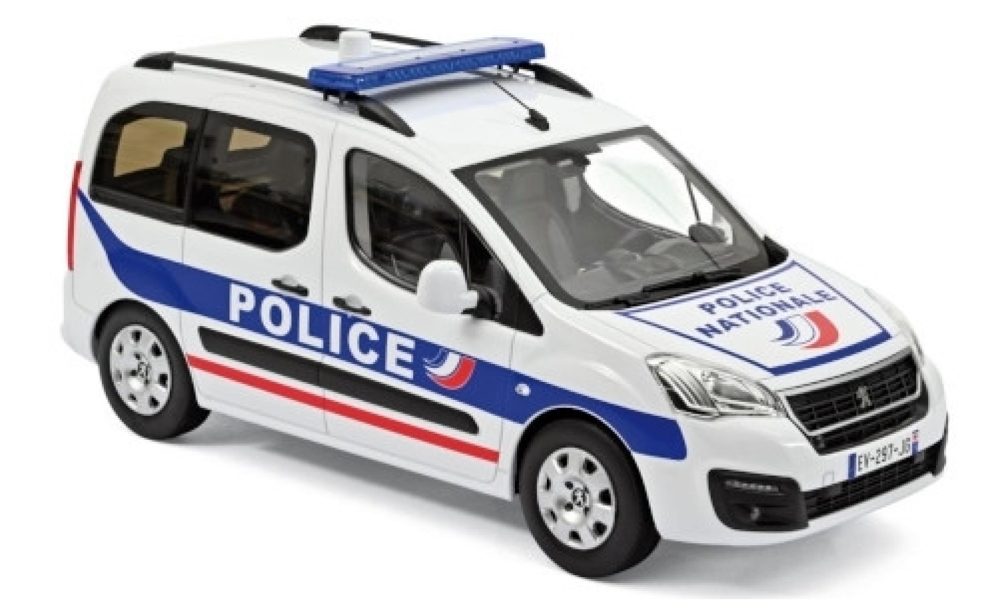 Peugeot Partner 1/18 Norev Politie Nationale (F) 2017 modelauto