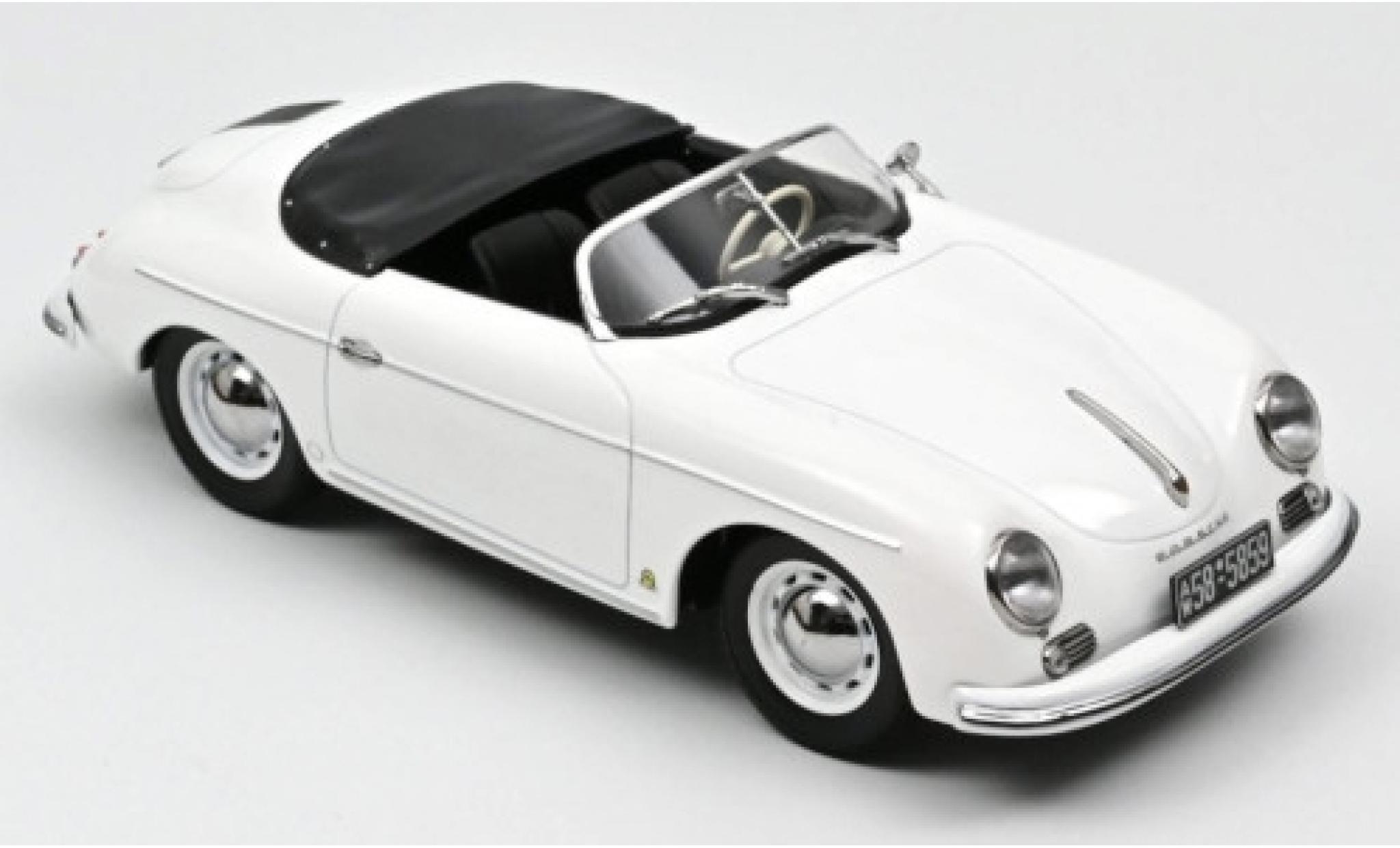 Porsche 356 1/18 Norev Speedster wit 1954 modelauto