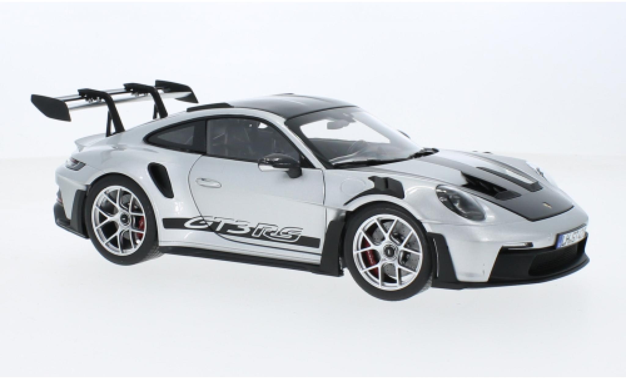 Porsche 992 GT3 R 1/18 Norev 911  S grijs 2022 1:18 modelauto