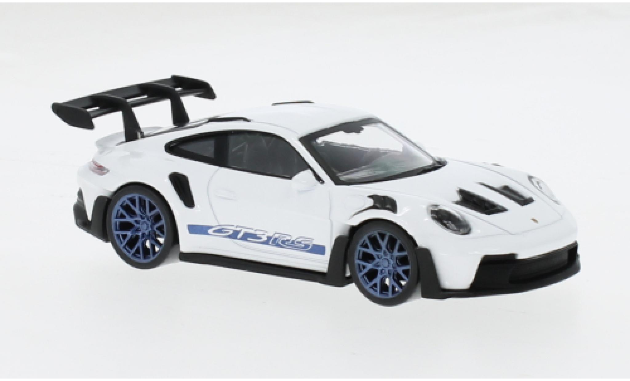 Porsche 992 GT3 R 1/43 Norev 911  S wit/blauw 2022 1:43 modelauto
