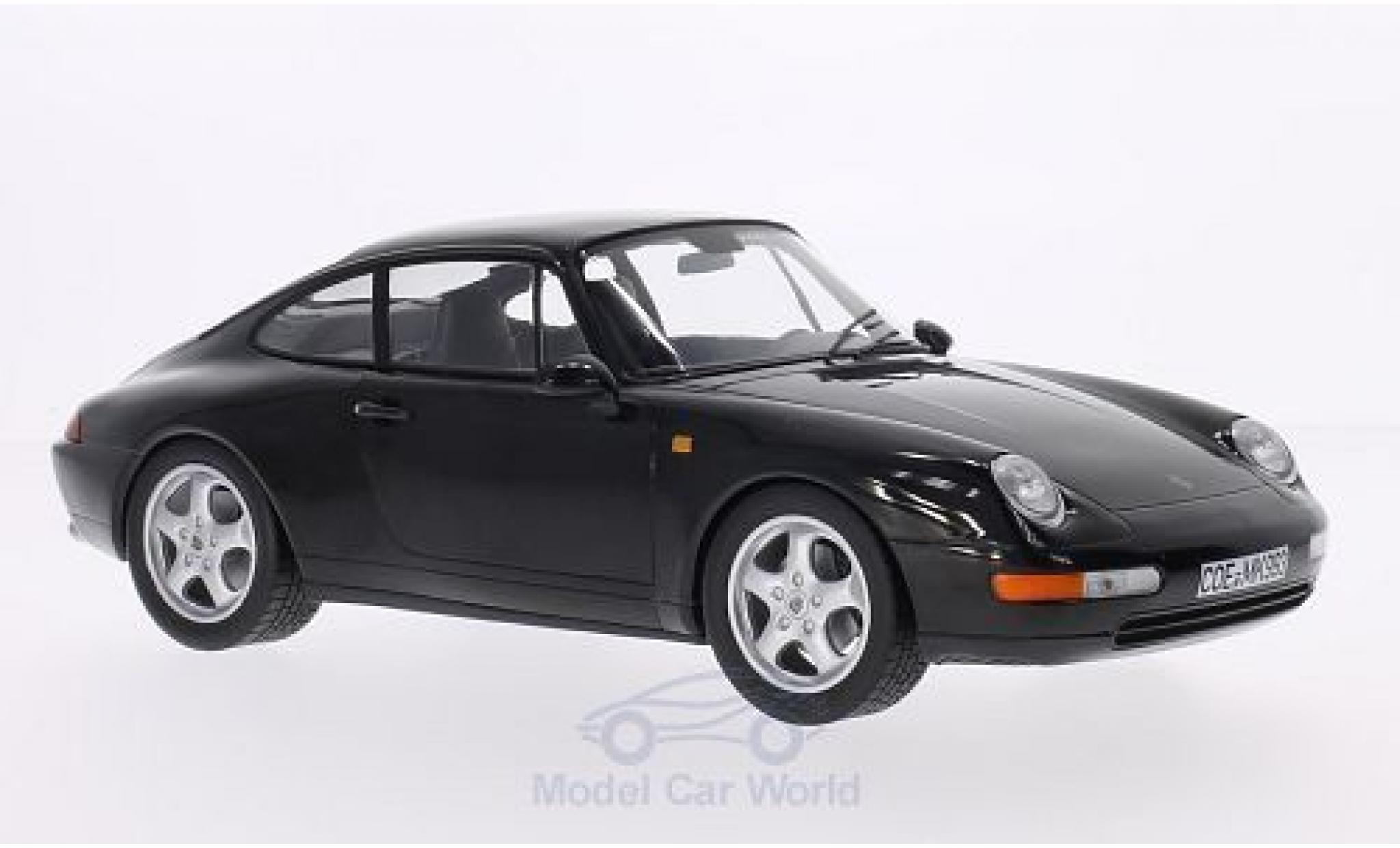 Porsche 993 SC 1/18 Norev 911 () Carrera metallic zwart 1 modelauto