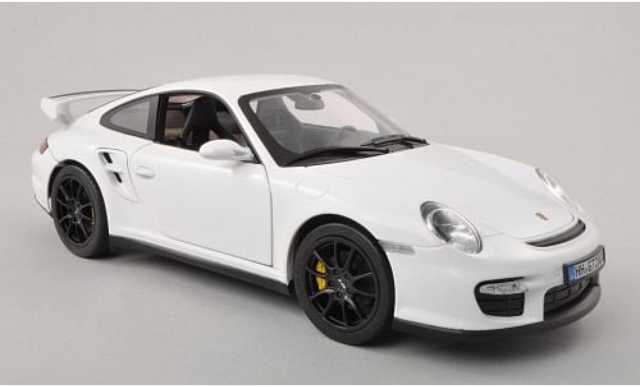 Porsche 997 GT2 1/18 Norev 911 ( II) wit 2007 1:18 modelauto