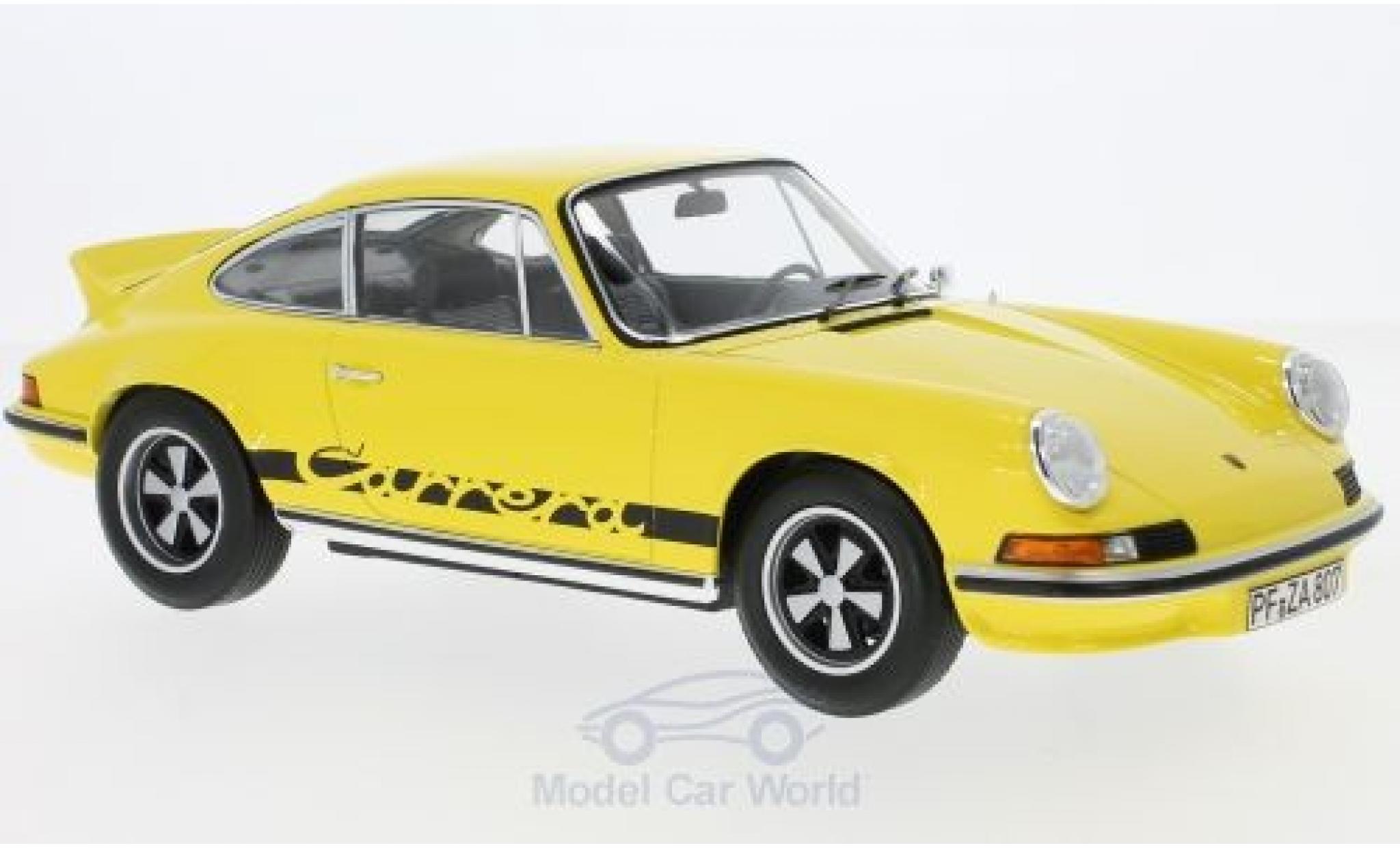 Porsche 911 SC 1/18 Norev RS Touring geel/zwart 1973 modelauto